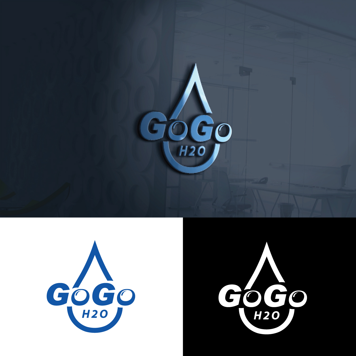 Logo-Design von GODDREAMCREATION für Go Go H2O | Design #31485147