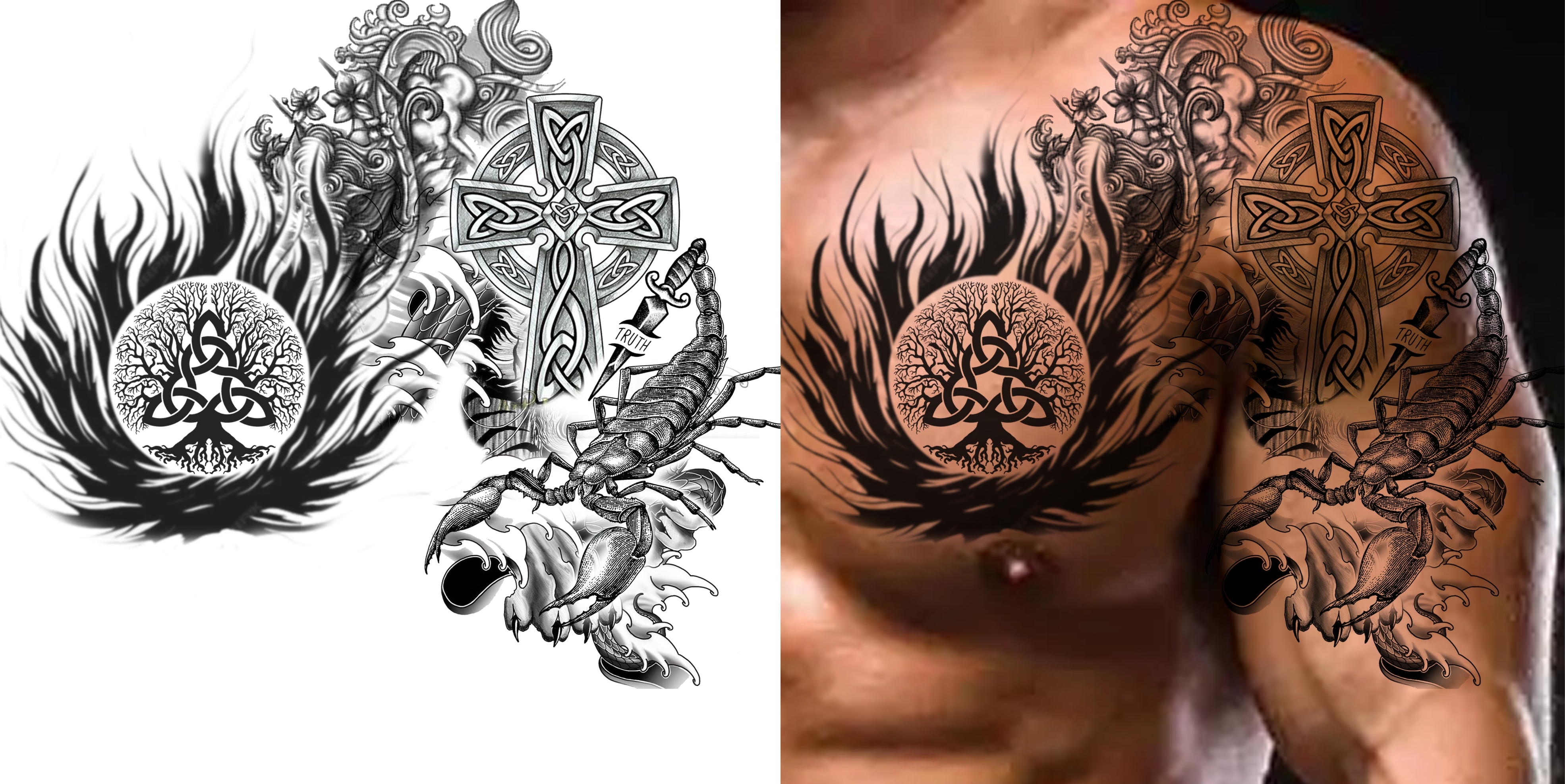 Tattoo Design by Mayuracww for this project | Design #31522776