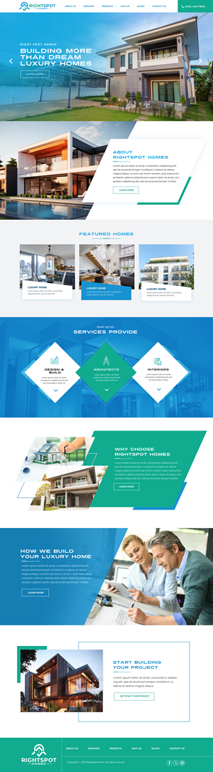 Web Design by Blue Sparrow for this project | Design: #31505094