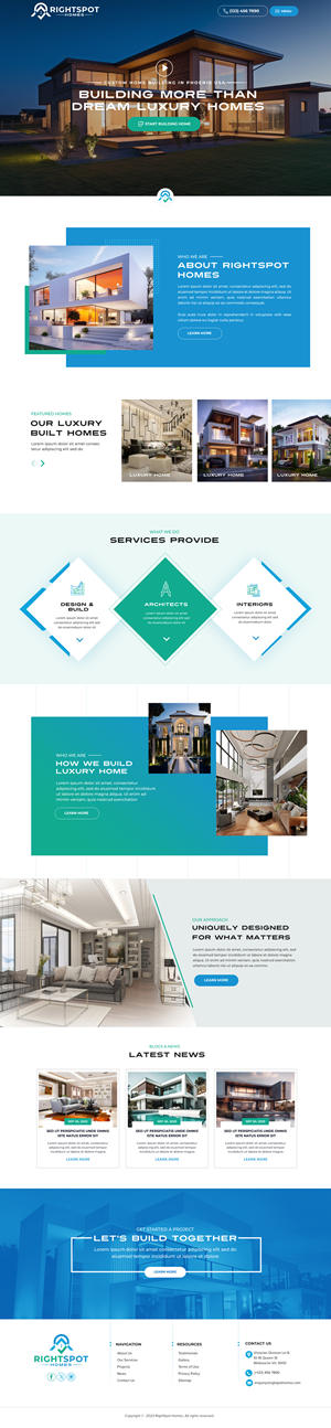 Web Design by Blue Sparrow for this project | Design: #31505095