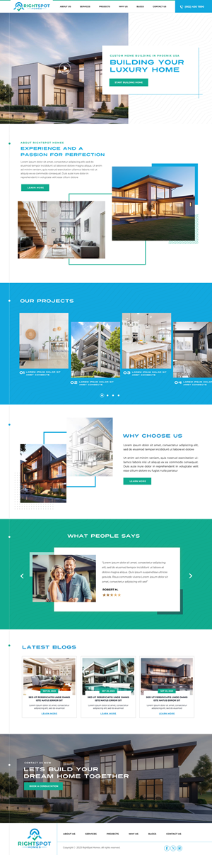 Web Design by Blue Sparrow for this project | Design: #31505416