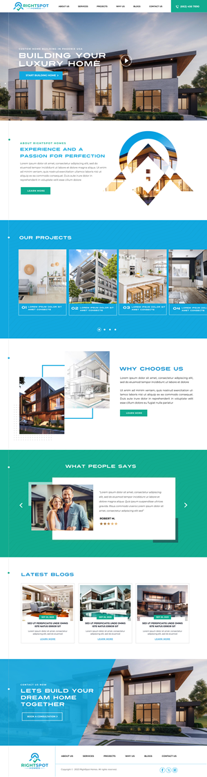 Web Design by Blue Sparrow for this project | Design: #31505417