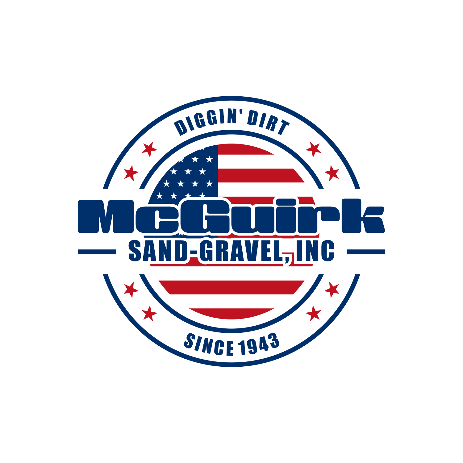 Diseño de Logo por ronorene para McGuirk Sand-Gravel, Inc. | Diseño #31493224