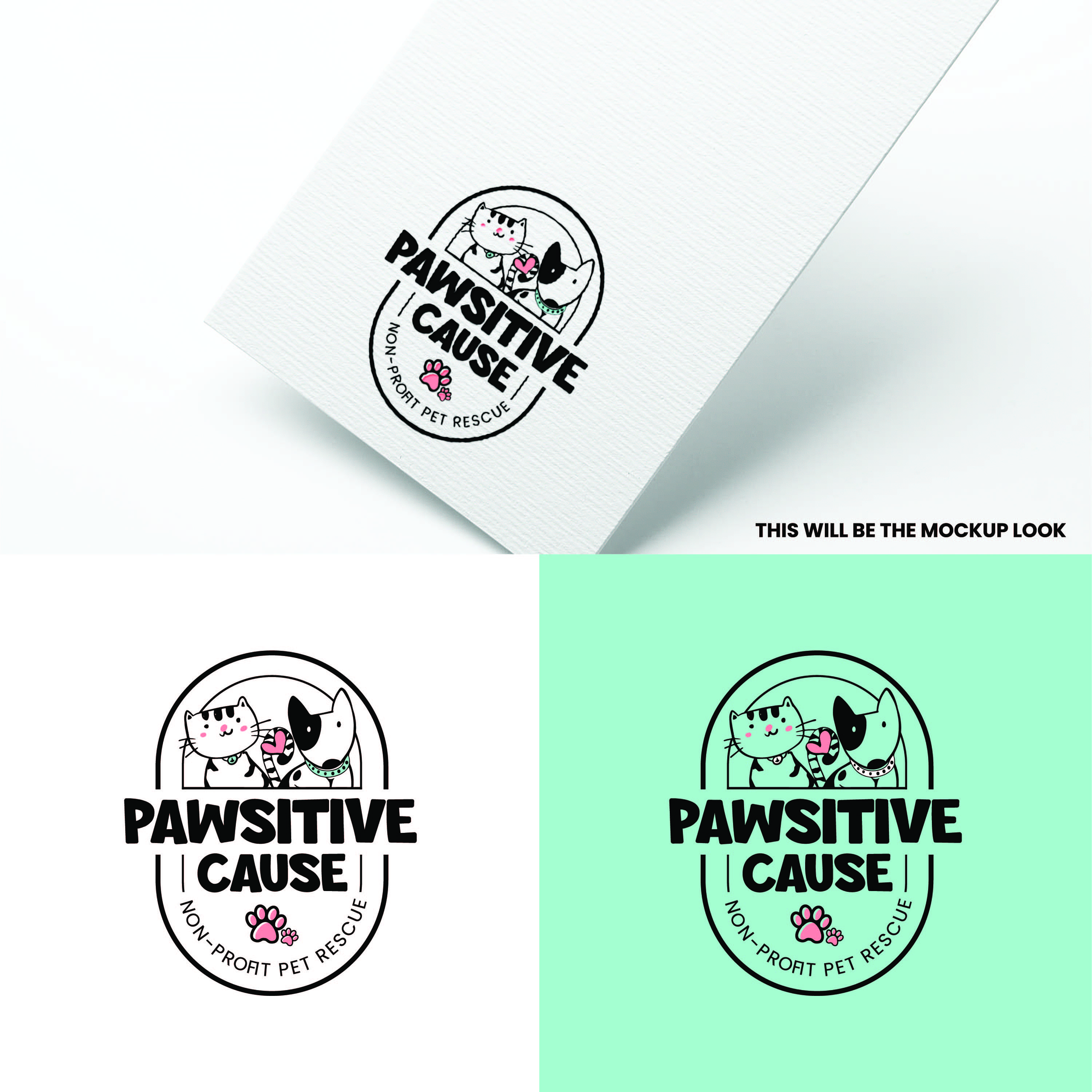 Diseño de Logo por Design_Duo para Pawsitive Care | Diseño #31542589