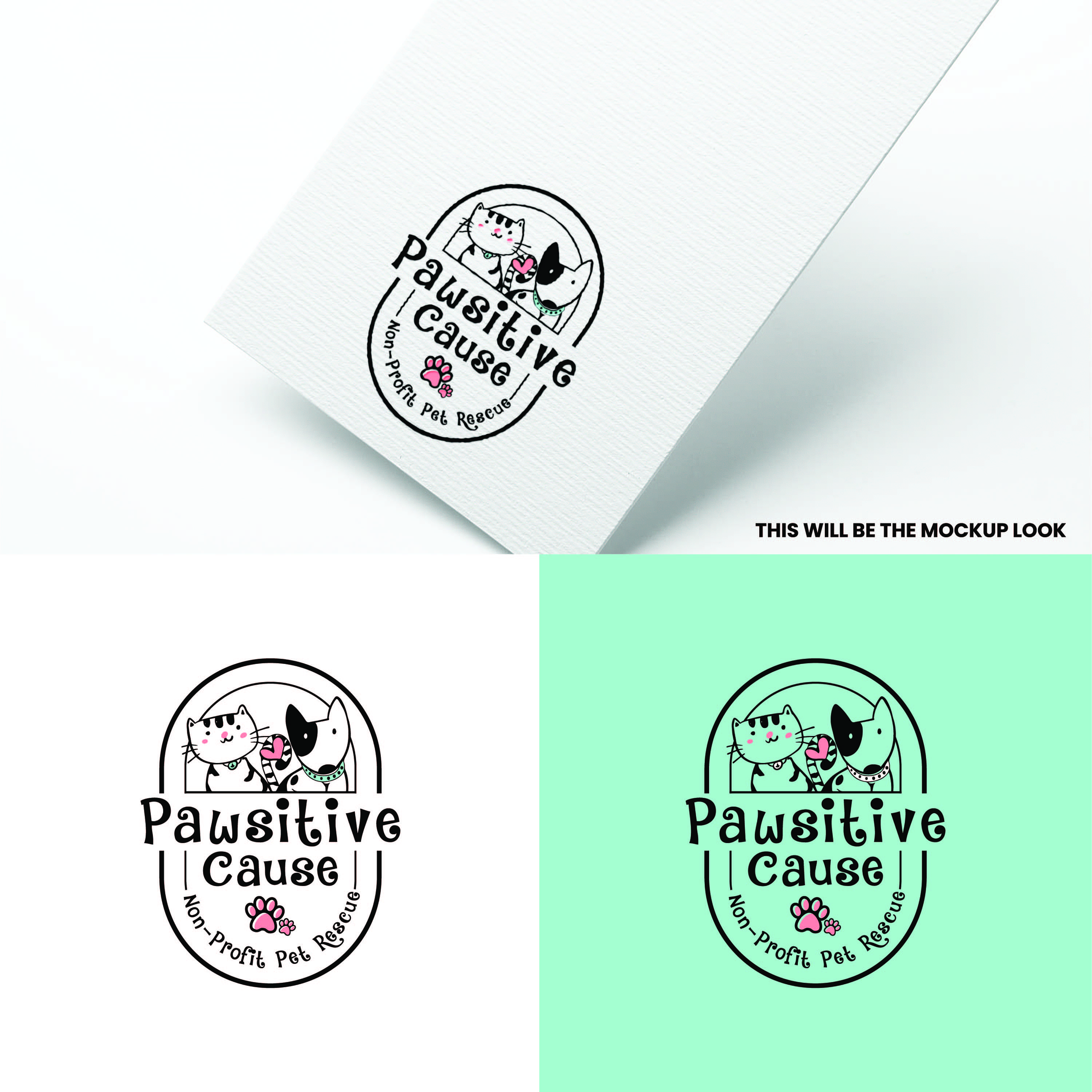 Diseño de Logo por Design_Duo para Pawsitive Care | Diseño #31542590