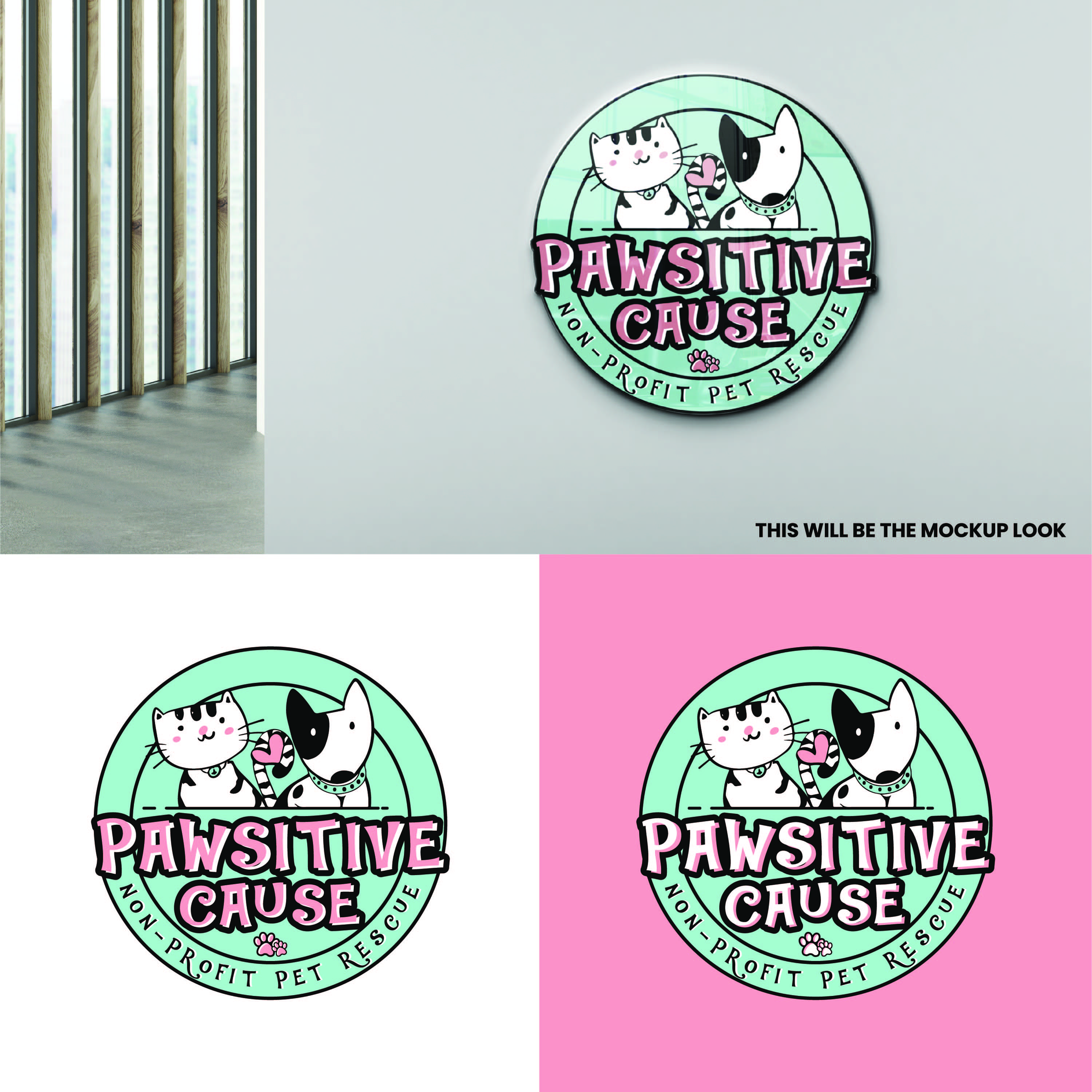 Diseño de Logo por Design_Duo para Pawsitive Care | Diseño #31542591