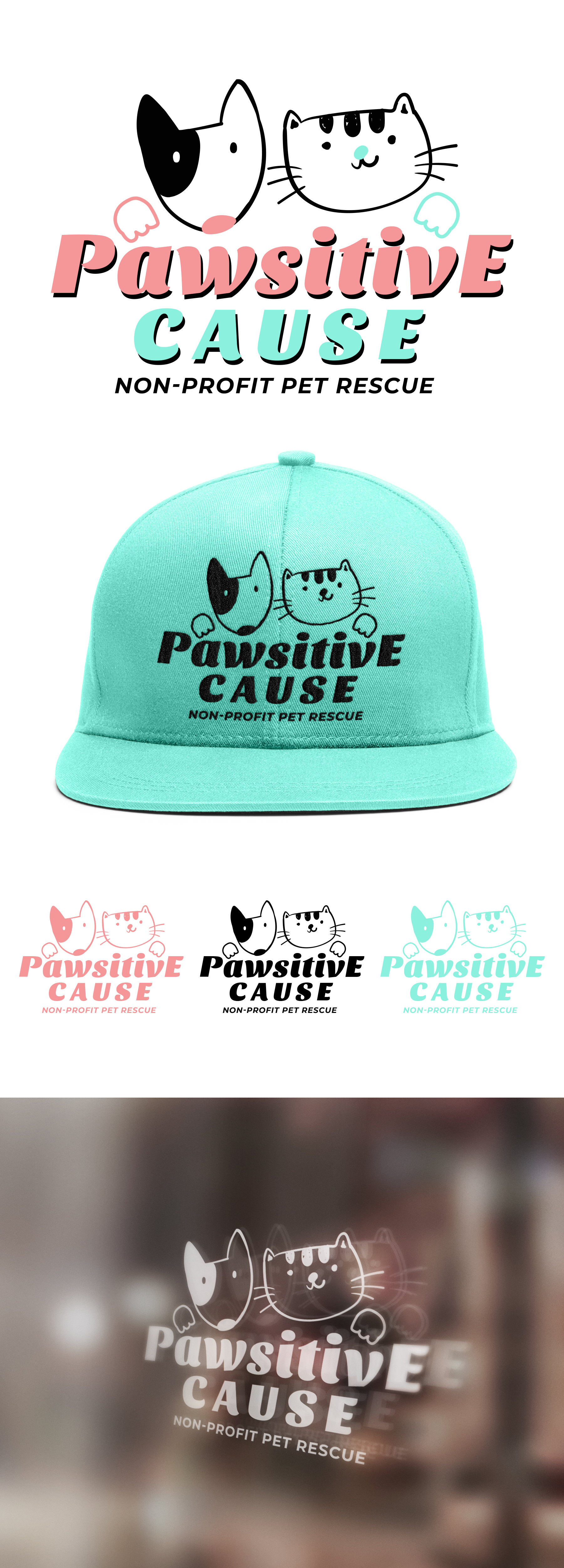 Logo Design by Oleksandr Tovarkov for Pawsitive Care | Design #31535581