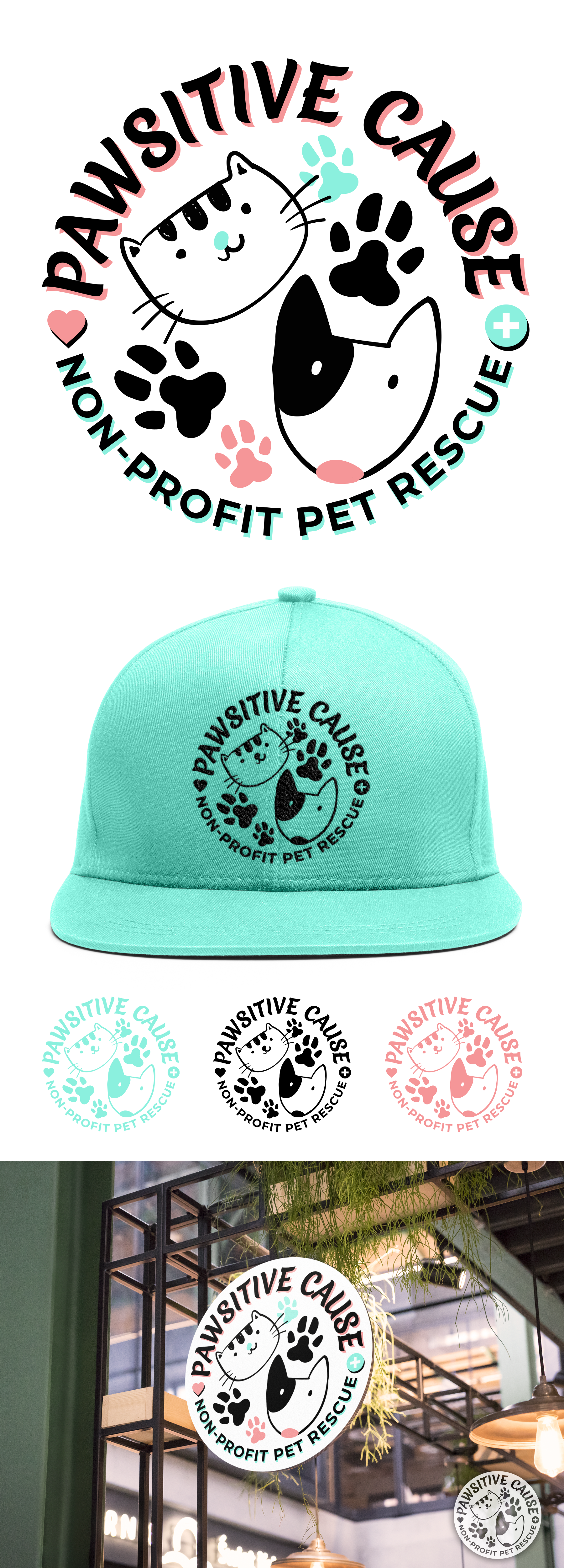 Diseño de Logo por Oleksandr Tovarkov para Pawsitive Care | Diseño #31537792