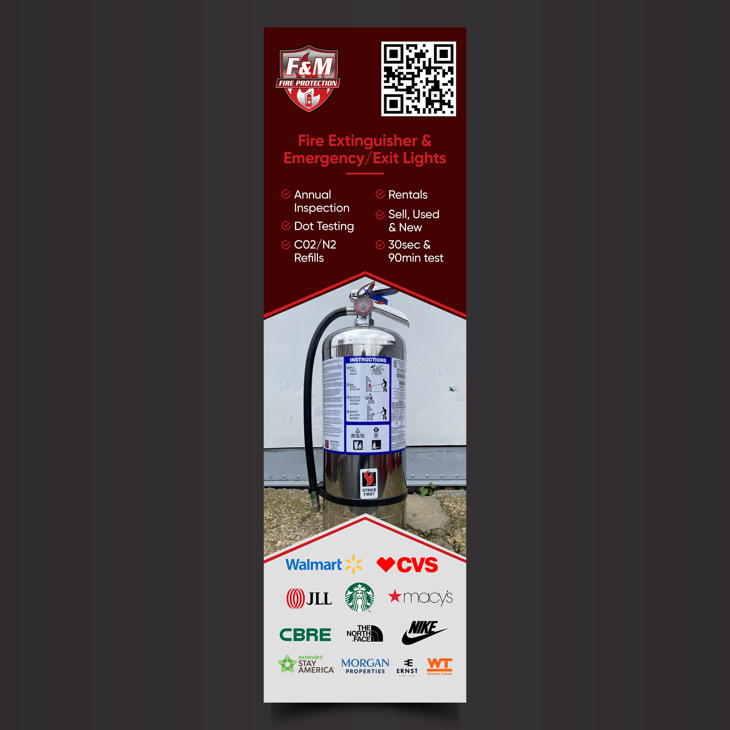 Poster Design by Designers Hub for F&M Fire Protection | Design #31513084