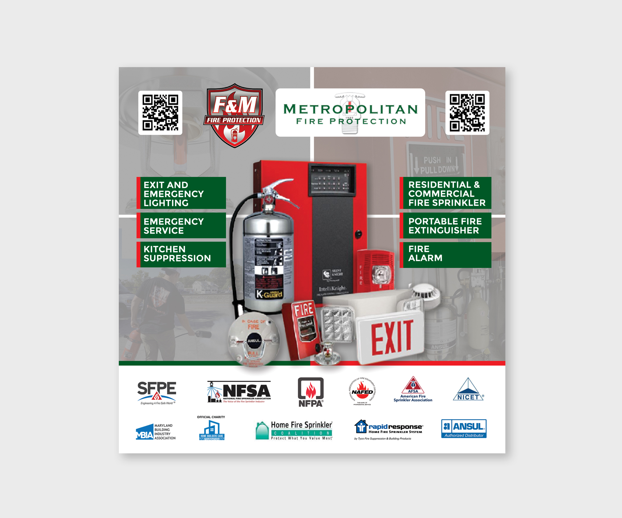 Poster Design by mscreations.lk for F&M Fire Protection | Design #31508342