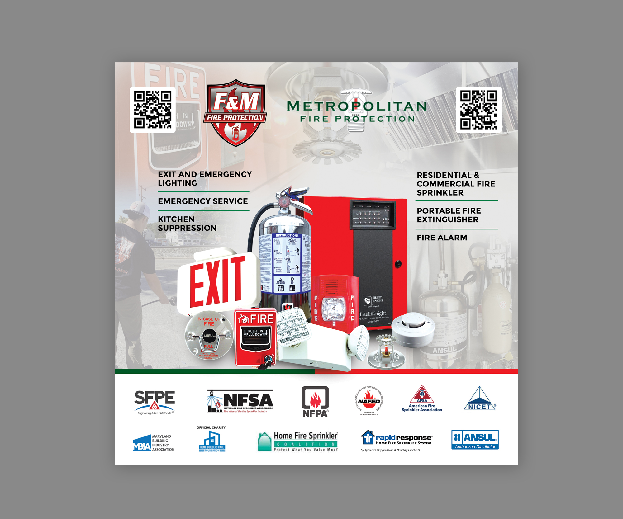 Design de Poster par mscreations.lk pour F&M Fire Protection | Design : #31516111
