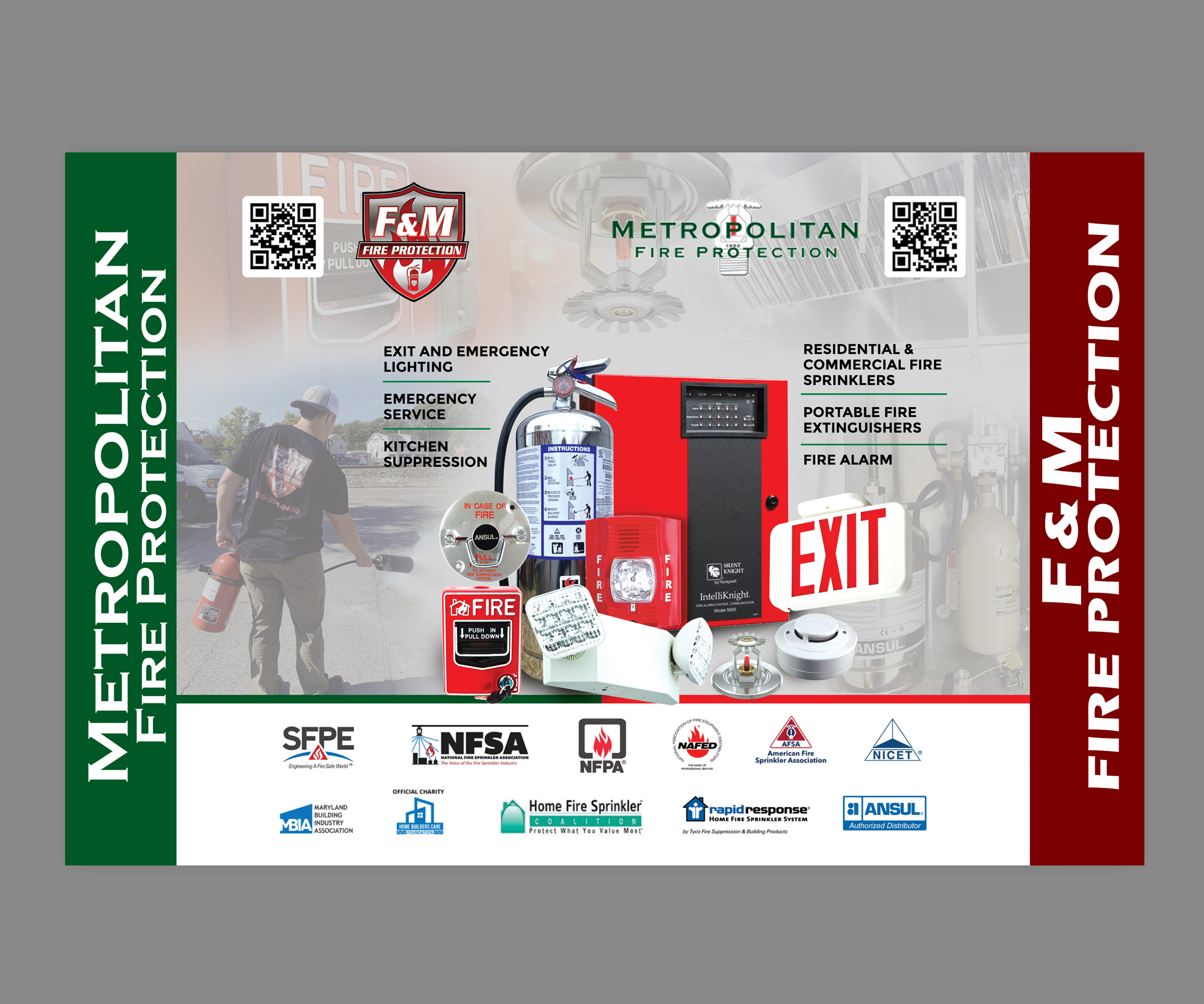 Poster Design by mscreations.lk for F&M Fire Protection | Design #31521066