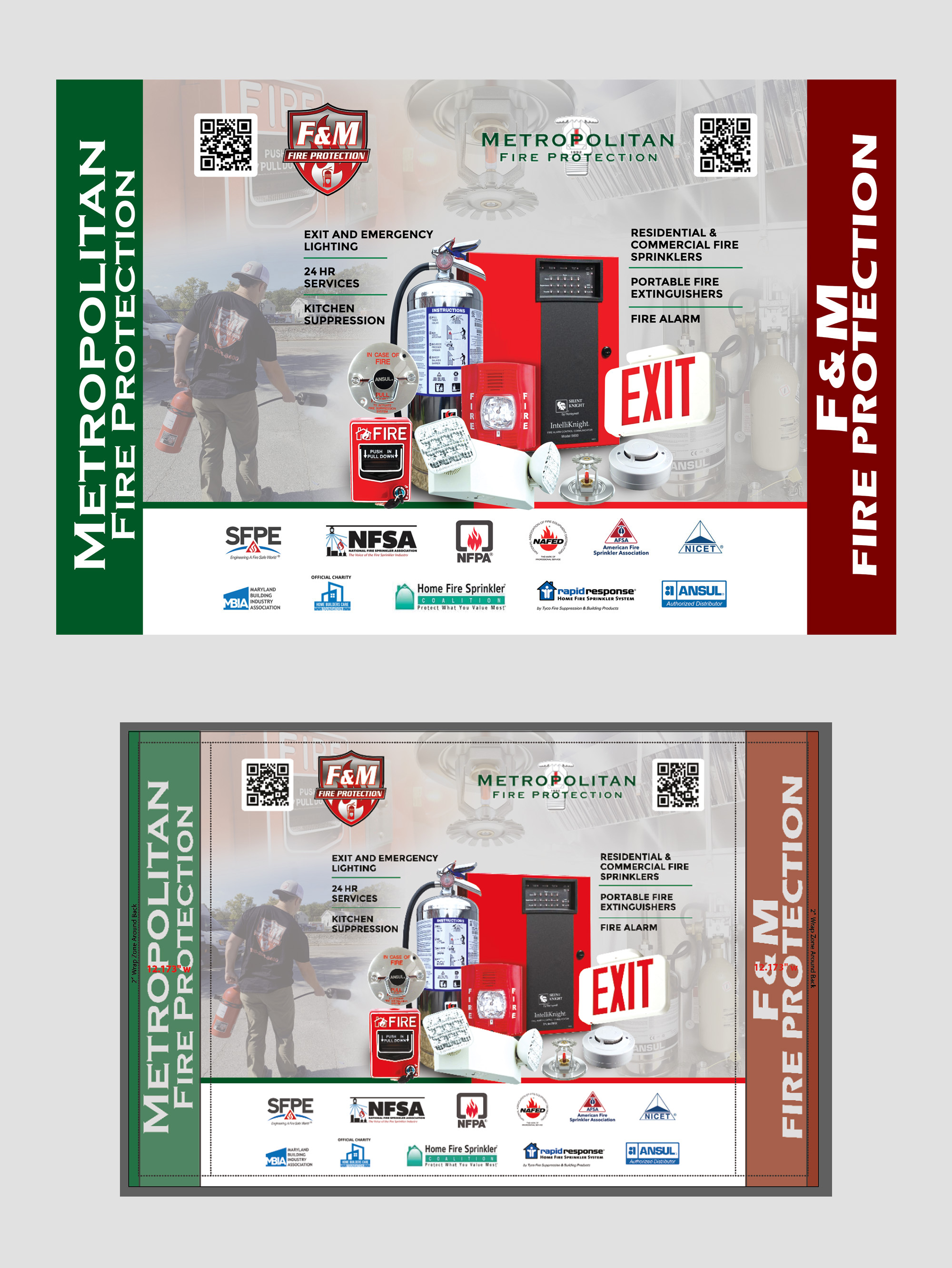 Design de Poster par mscreations.lk pour F&M Fire Protection | Design #31536663