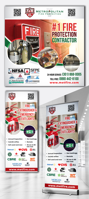 Poster Design by creativemood438 for F&M Fire Protection | Design: #31511653