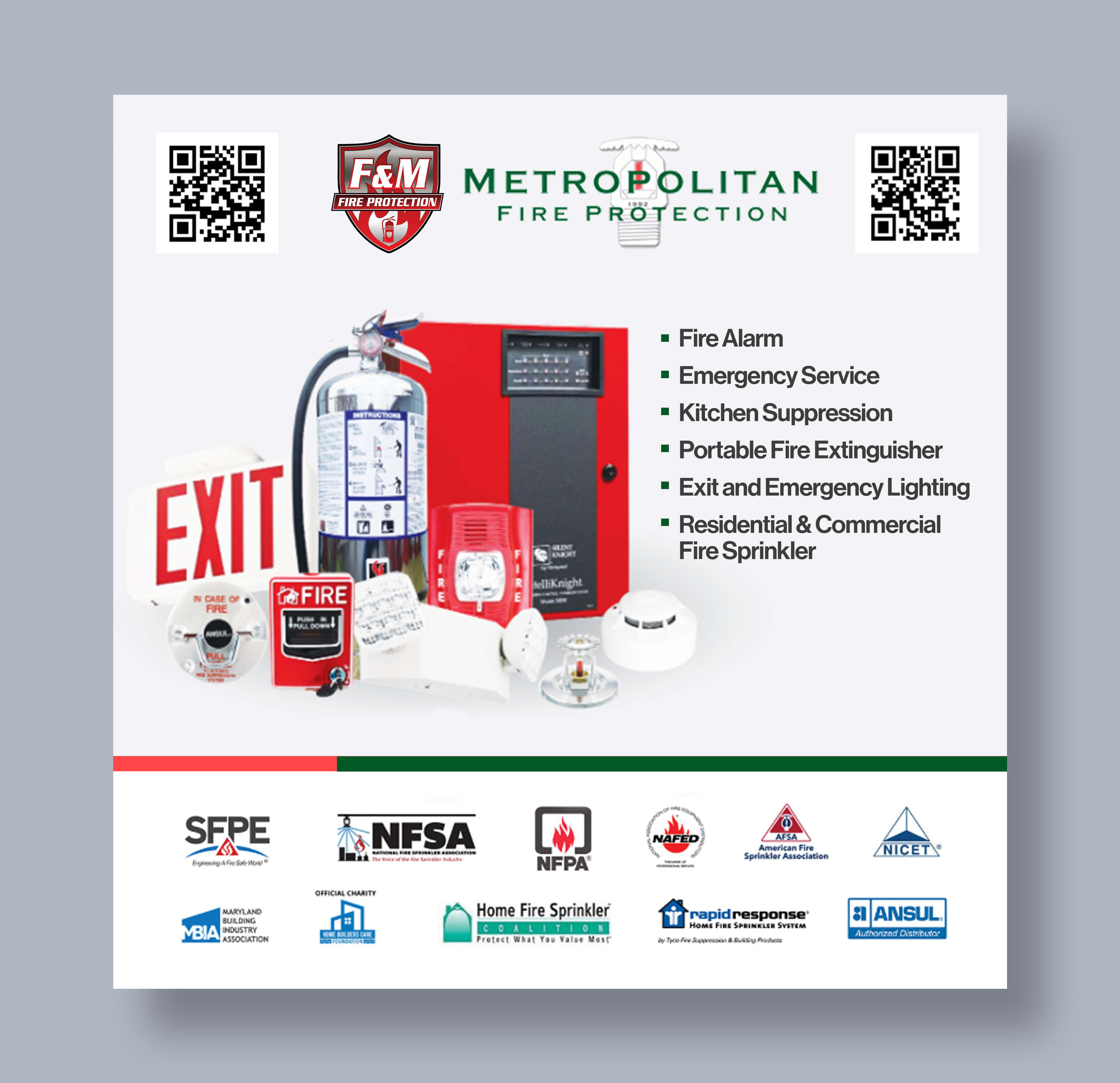 Poster Design by Graphic Guy for F&M Fire Protection | Design #31518822