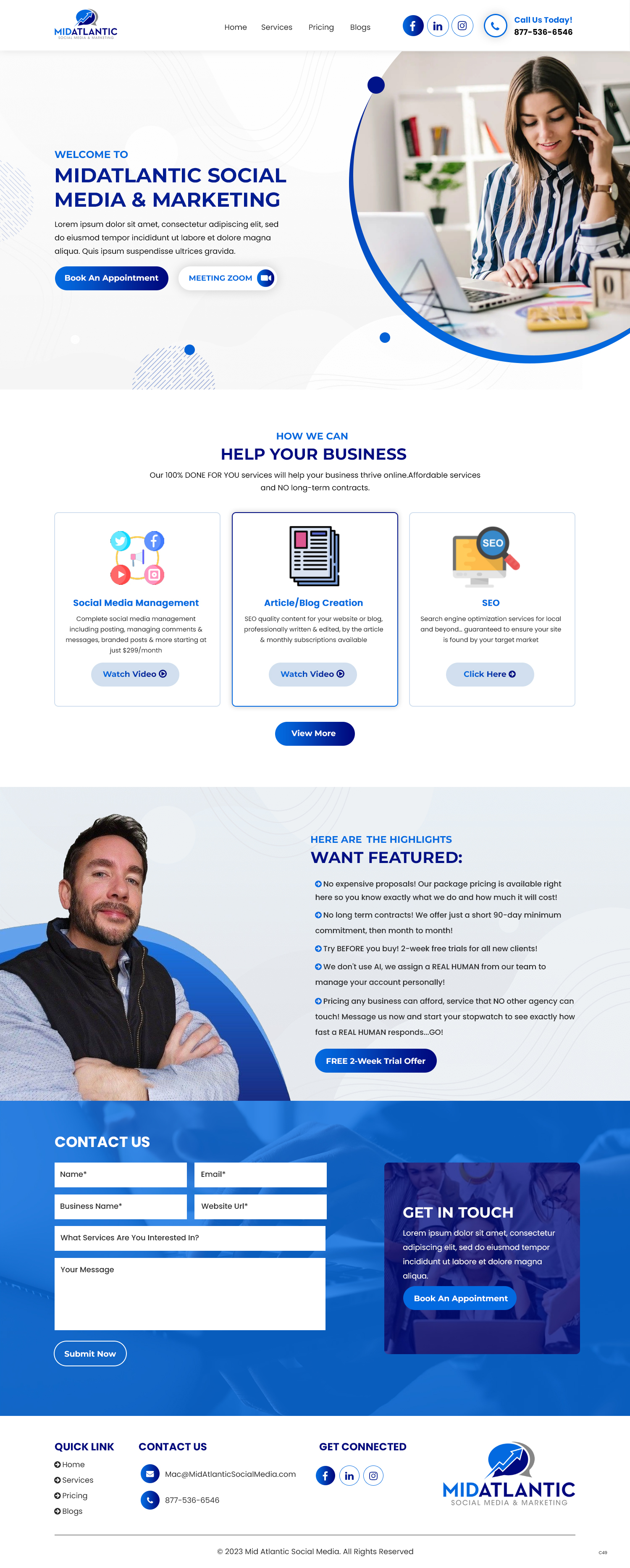 Design de Page d'Accueil par pb pour Mac Cassity Enterprises | Design #31505251