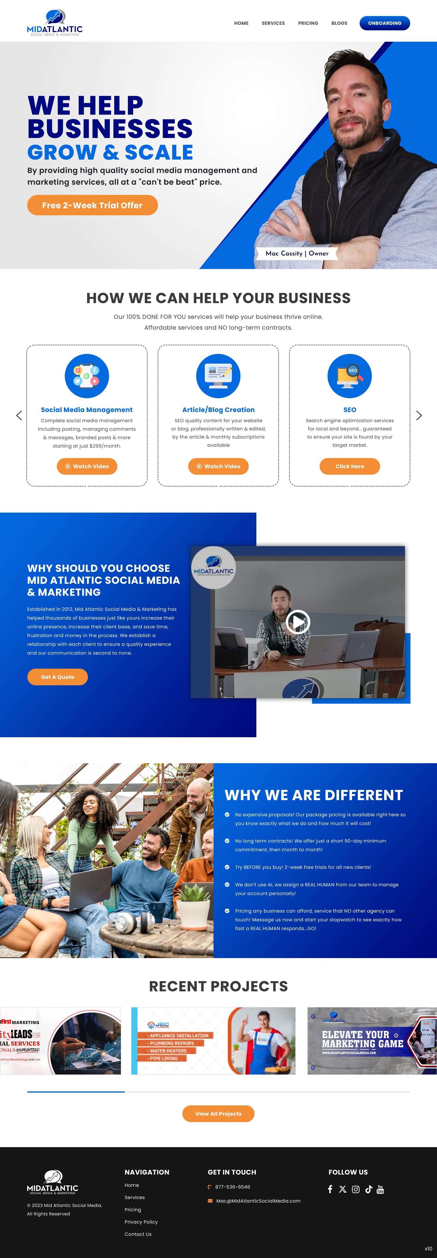 Design de Page d'Accueil par pb pour Mac Cassity Enterprises | Design #31505259