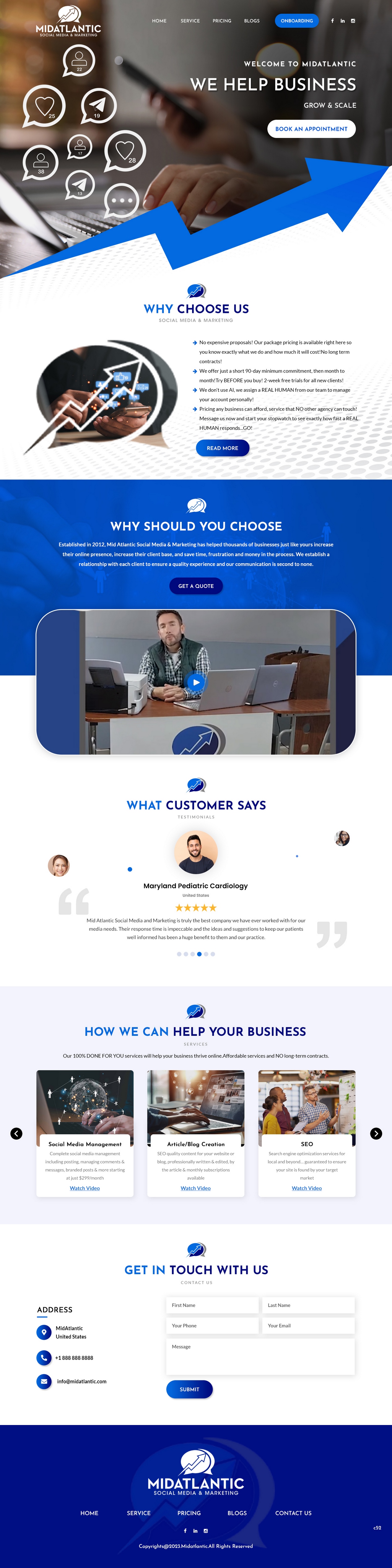 Landing Page Design by pb for Mac Cassity Enterprises | Design #31512726