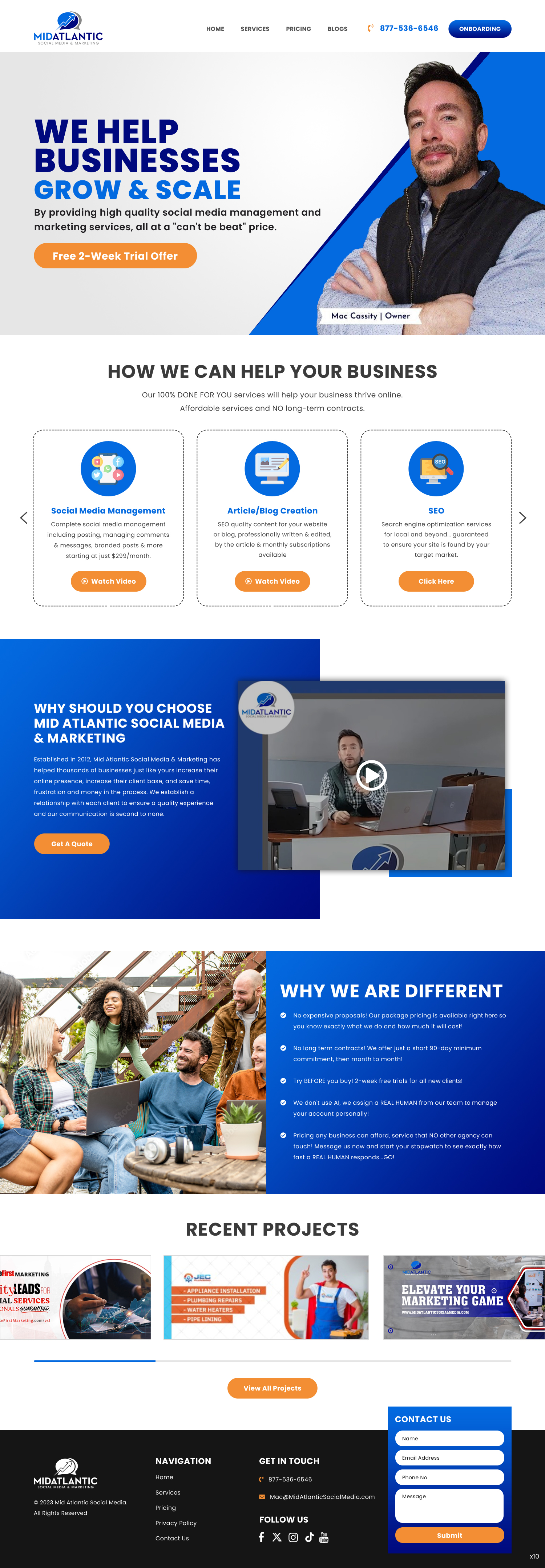 Design de Page d'Accueil par pb pour Mac Cassity Enterprises | Design #31512727