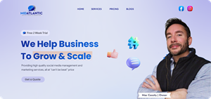 Landing Page Design by Splice-07 for Mac Cassity Enterprises | Design: #31505295