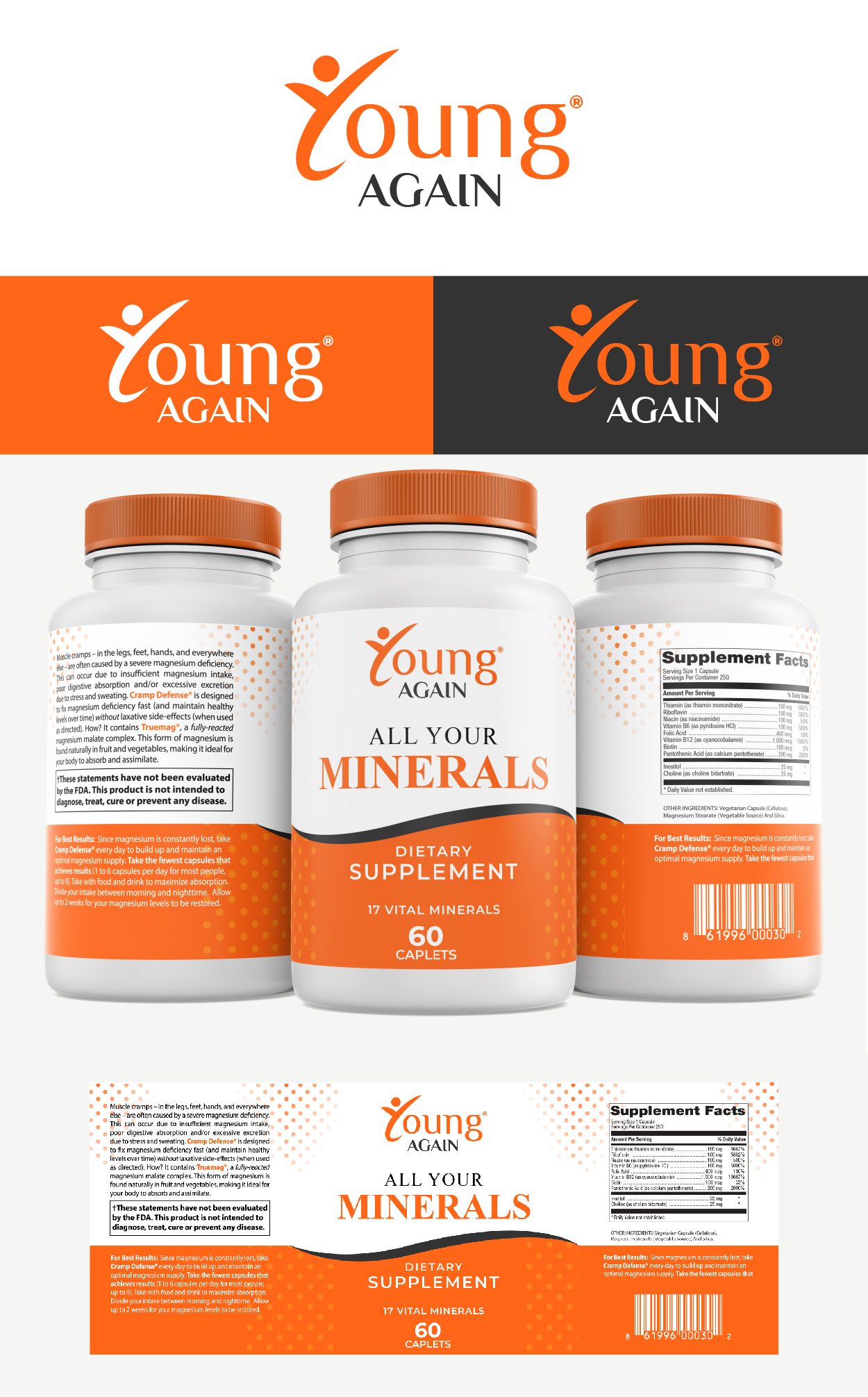 Label Design by highmaxlogodesigns for Young Again | Design #31505929