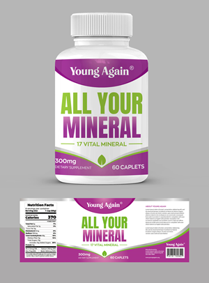 Label Design by Dzhafir for Young Again | Design: #31505663
