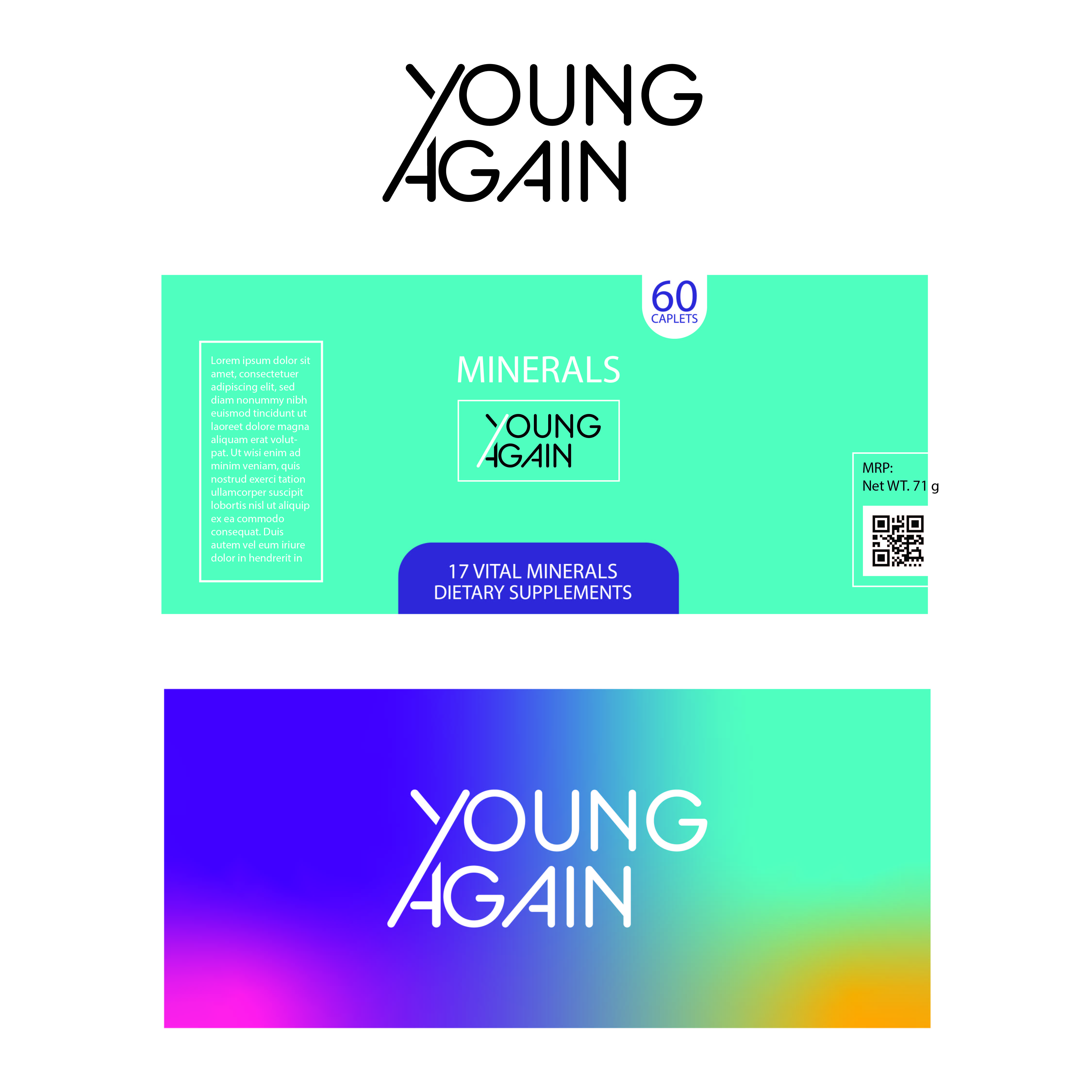 Label Design by Mansi for Young Again | Design #31507850