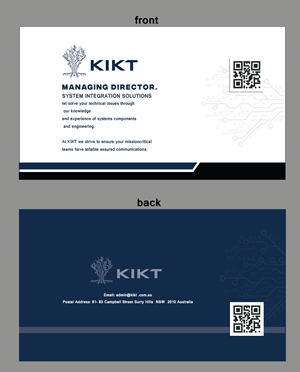 Business Card Design by ainee4 for this project | Design: #31510904