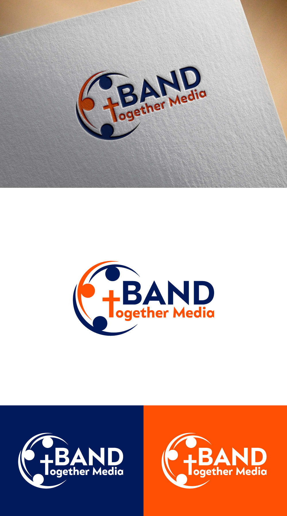 Logo-Design von DesignVerse777 für BAND Together Media | Design #31537832