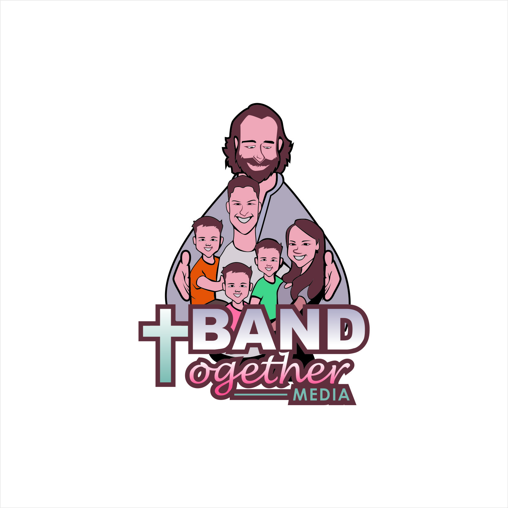 Logo Design by akhmad mukhlas 2 for BAND Together Media | Design #31541993
