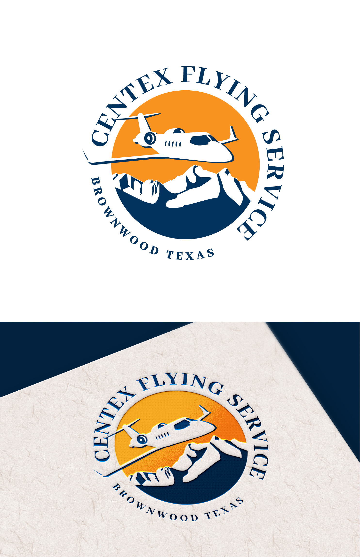 Diseño de Logo por Fezy Design Studio para CENTEX FLYING SERVICE | Diseño #31536590