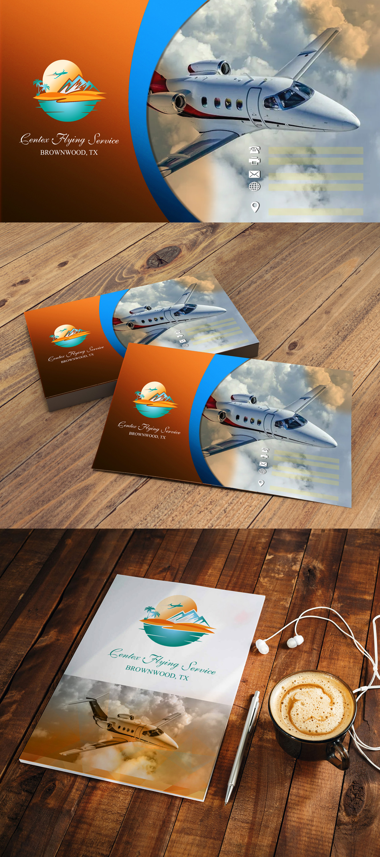 Logo Design by Wonderful design for CENTEX FLYING SERVICE | Design #31535459