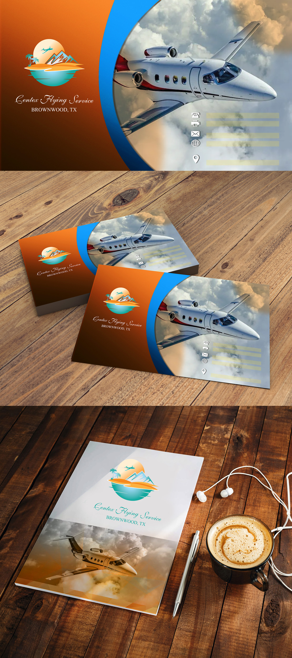 Logo Design by Wonderful design for CENTEX FLYING SERVICE | Design #31542820