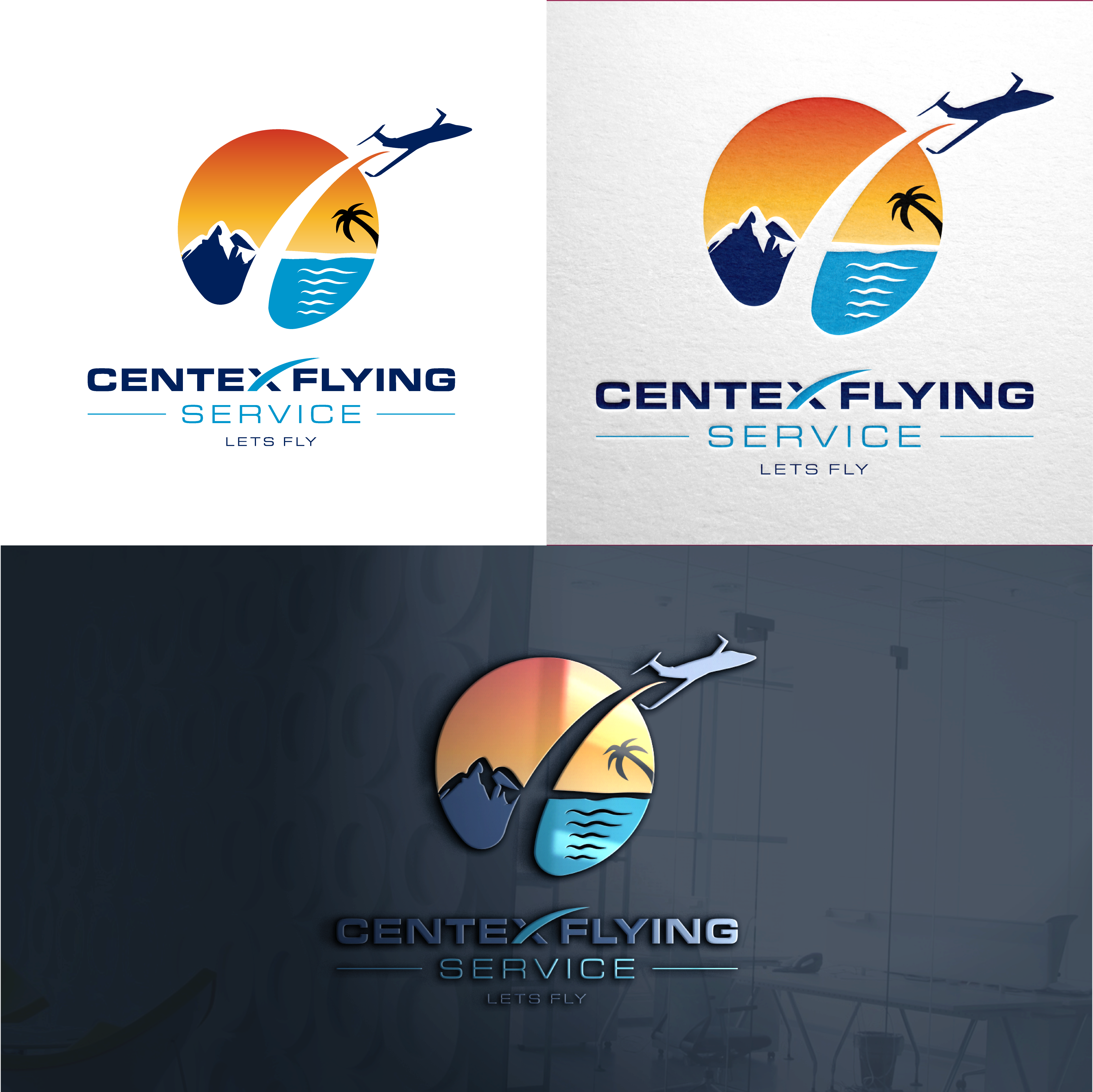 Logo-Design von The Lion Studios für CENTEX FLYING SERVICE | Design #31518167