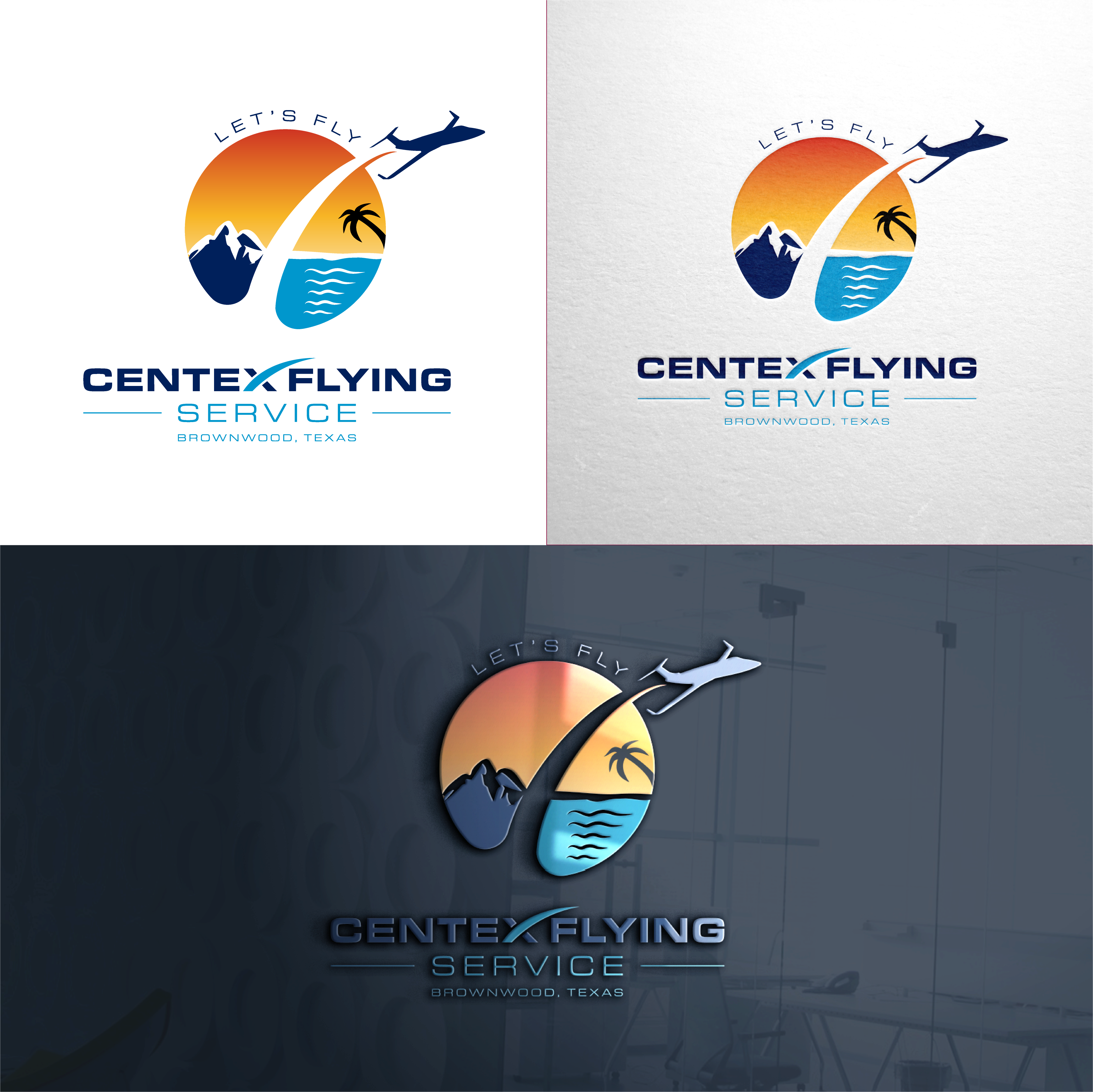 Logo-Design von The Lion Studios für CENTEX FLYING SERVICE | Design #31518278