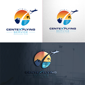 Logo Design by The Lion Studios for CENTEX FLYING SERVICE | Design: #31518278