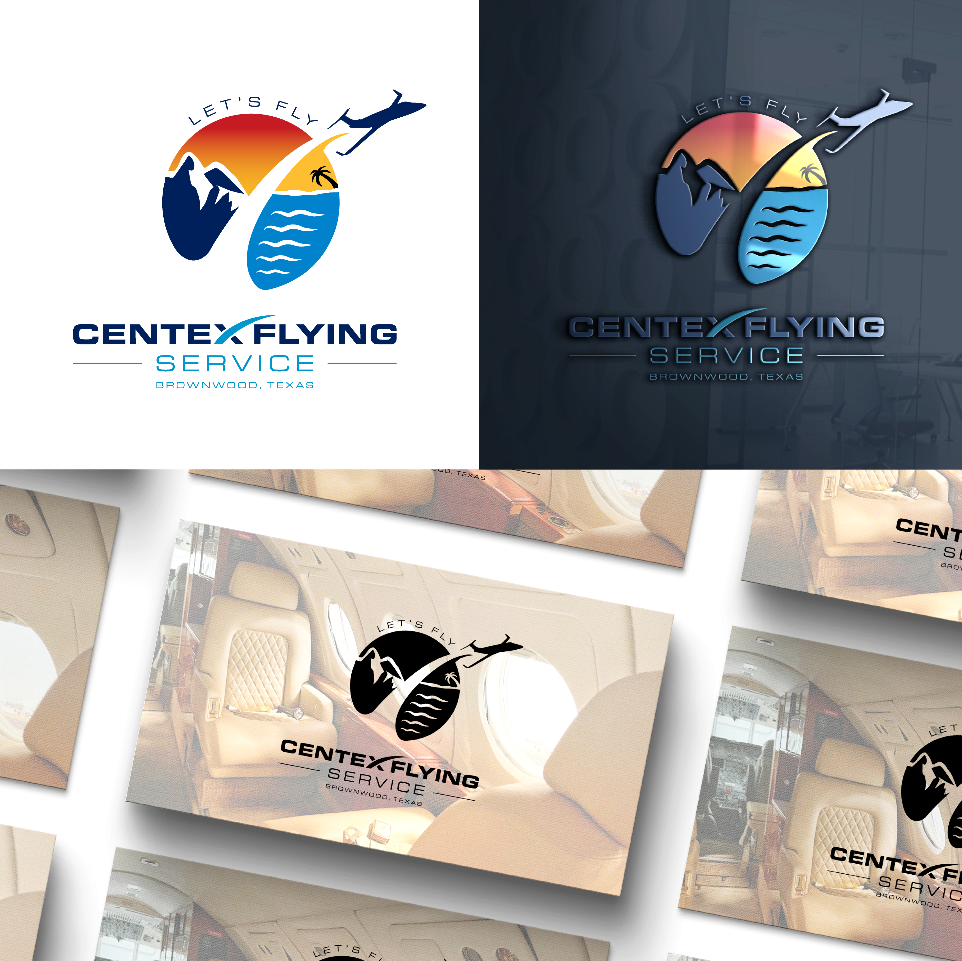 Logo-Design von The Lion Studios für CENTEX FLYING SERVICE | Design #31519200