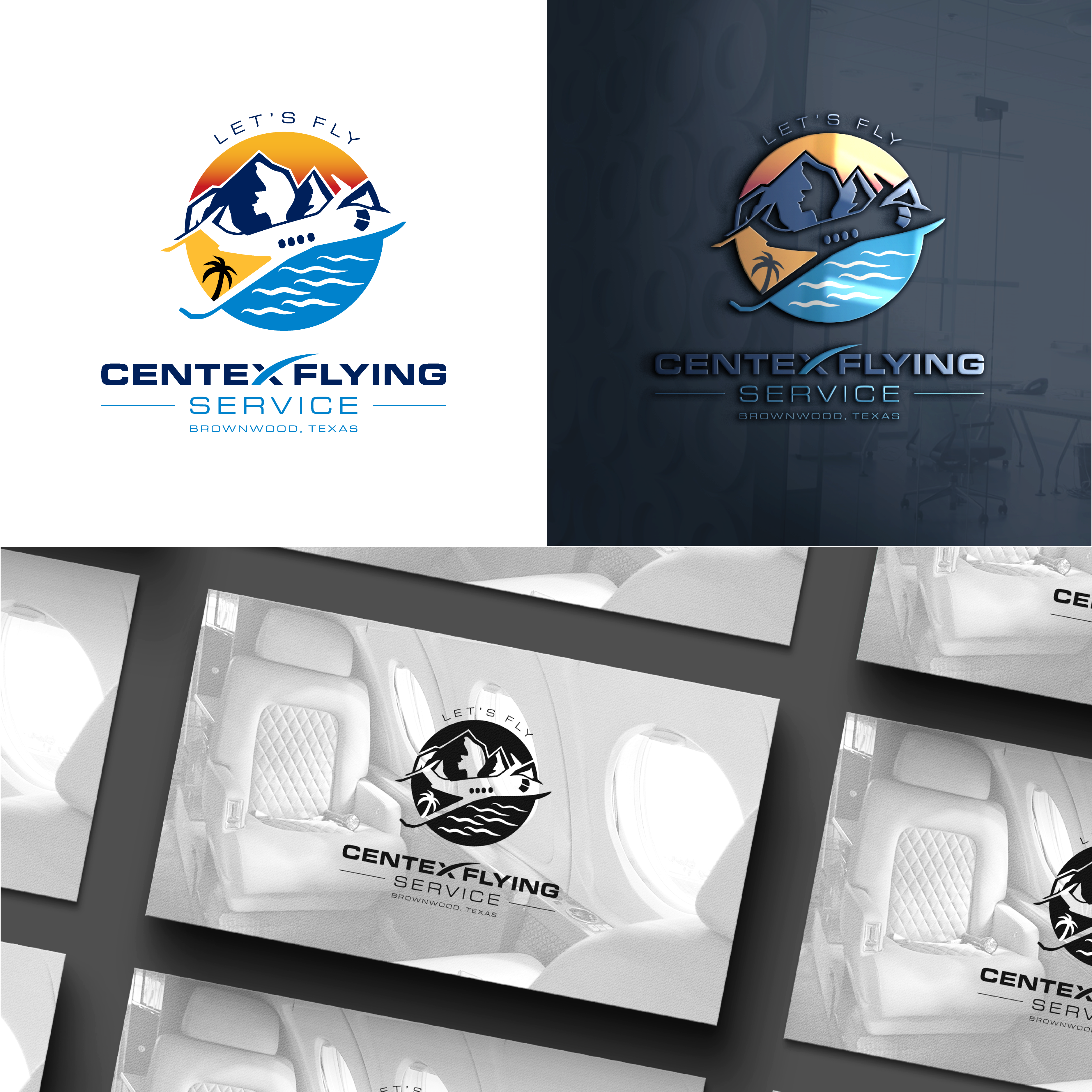 Logo Design by The Lion Studios for CENTEX FLYING SERVICE | Design #31526067