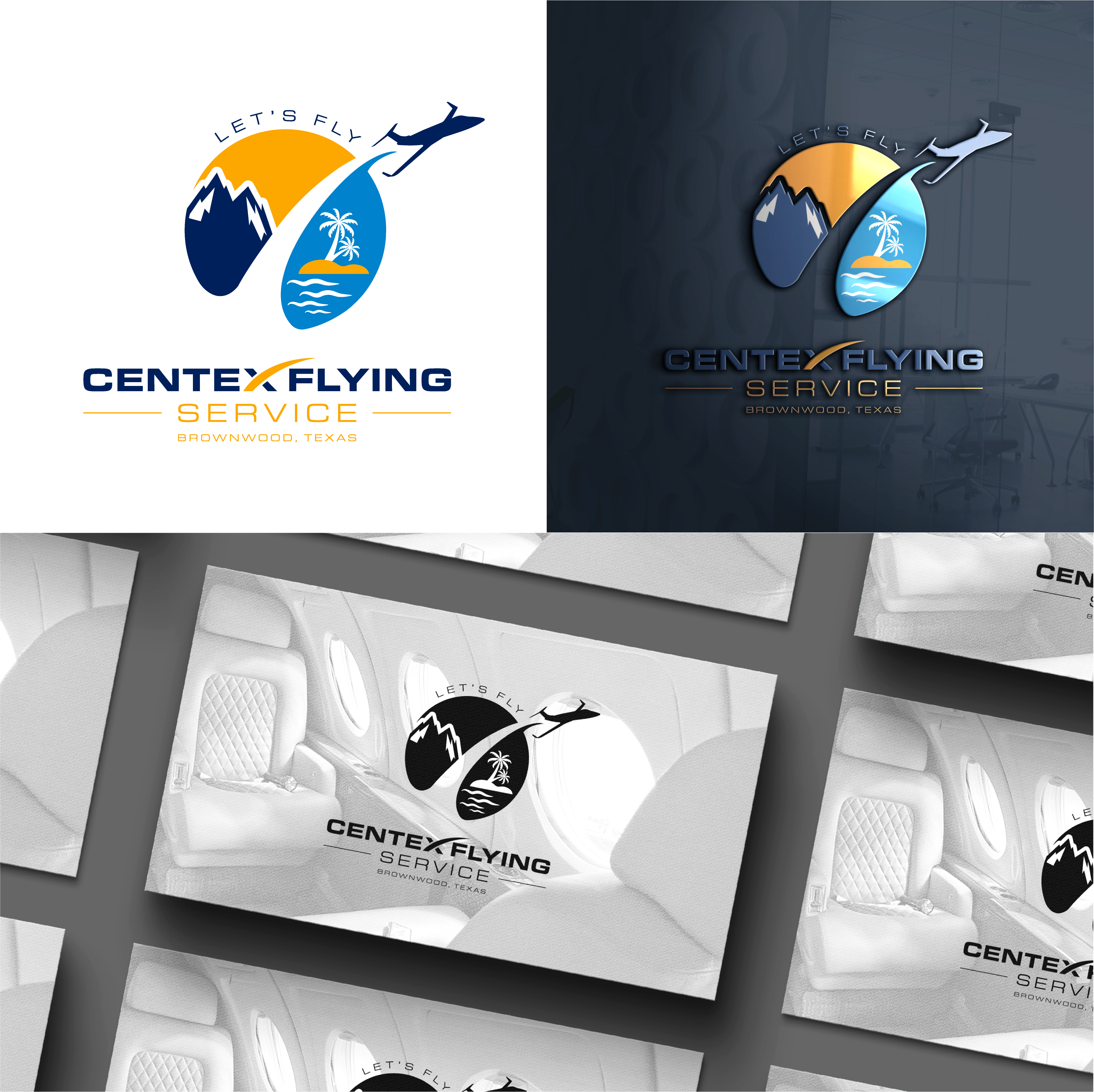 Logo-Design von The Lion Studios für CENTEX FLYING SERVICE | Design #31528230