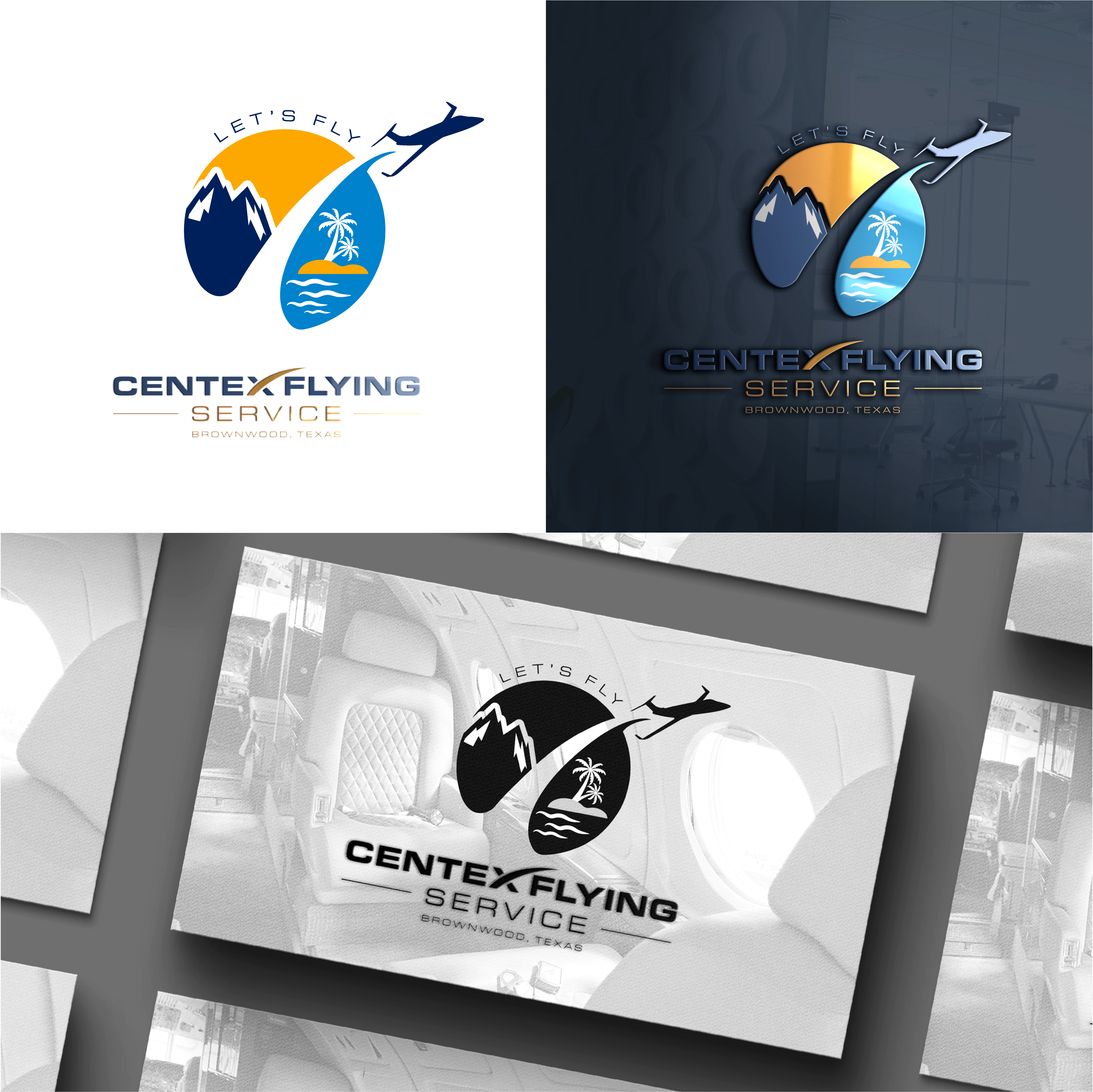 Logo Design by The Lion Studios for CENTEX FLYING SERVICE | Design #31532617