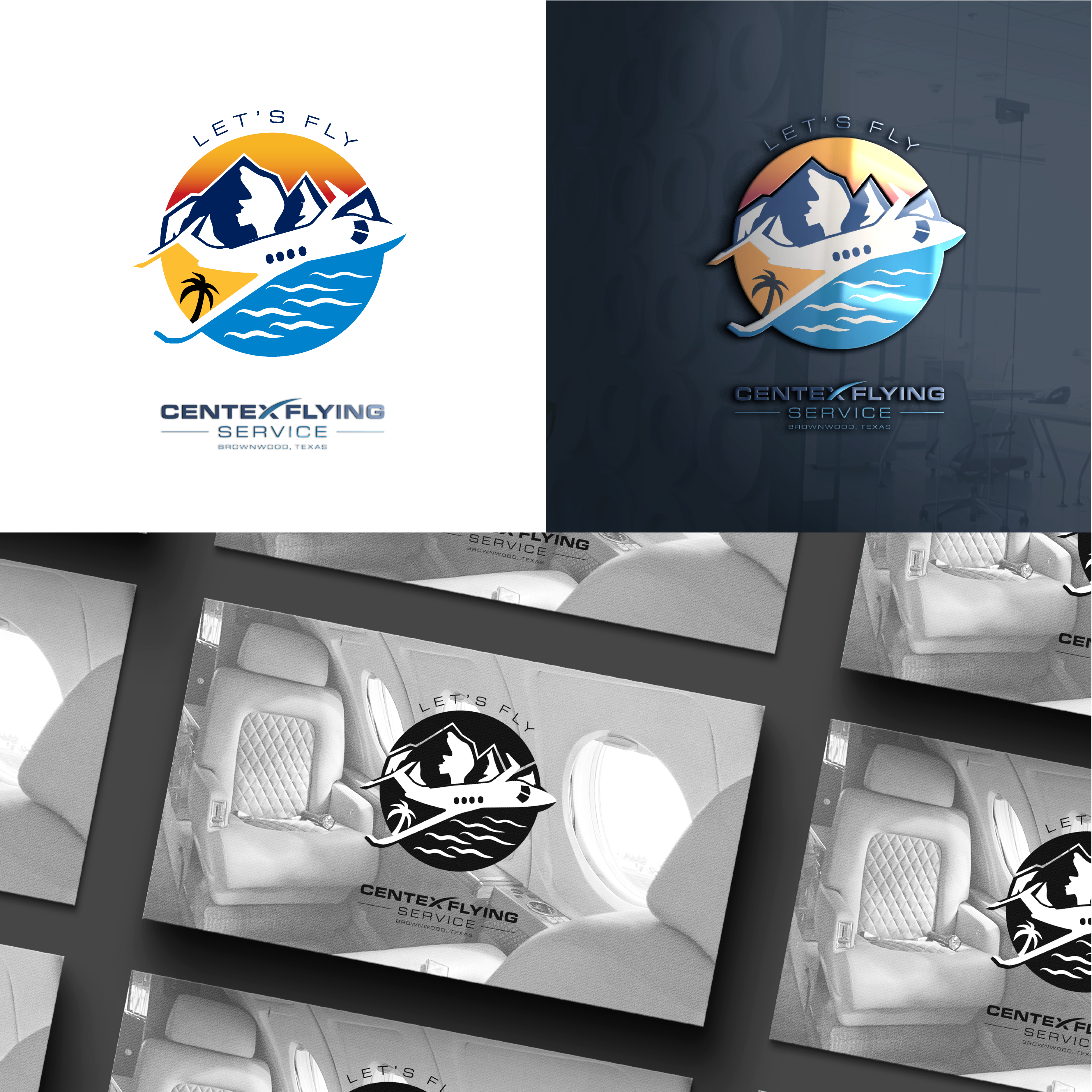 Logo Design by The Lion Studios for CENTEX FLYING SERVICE | Design #31547482