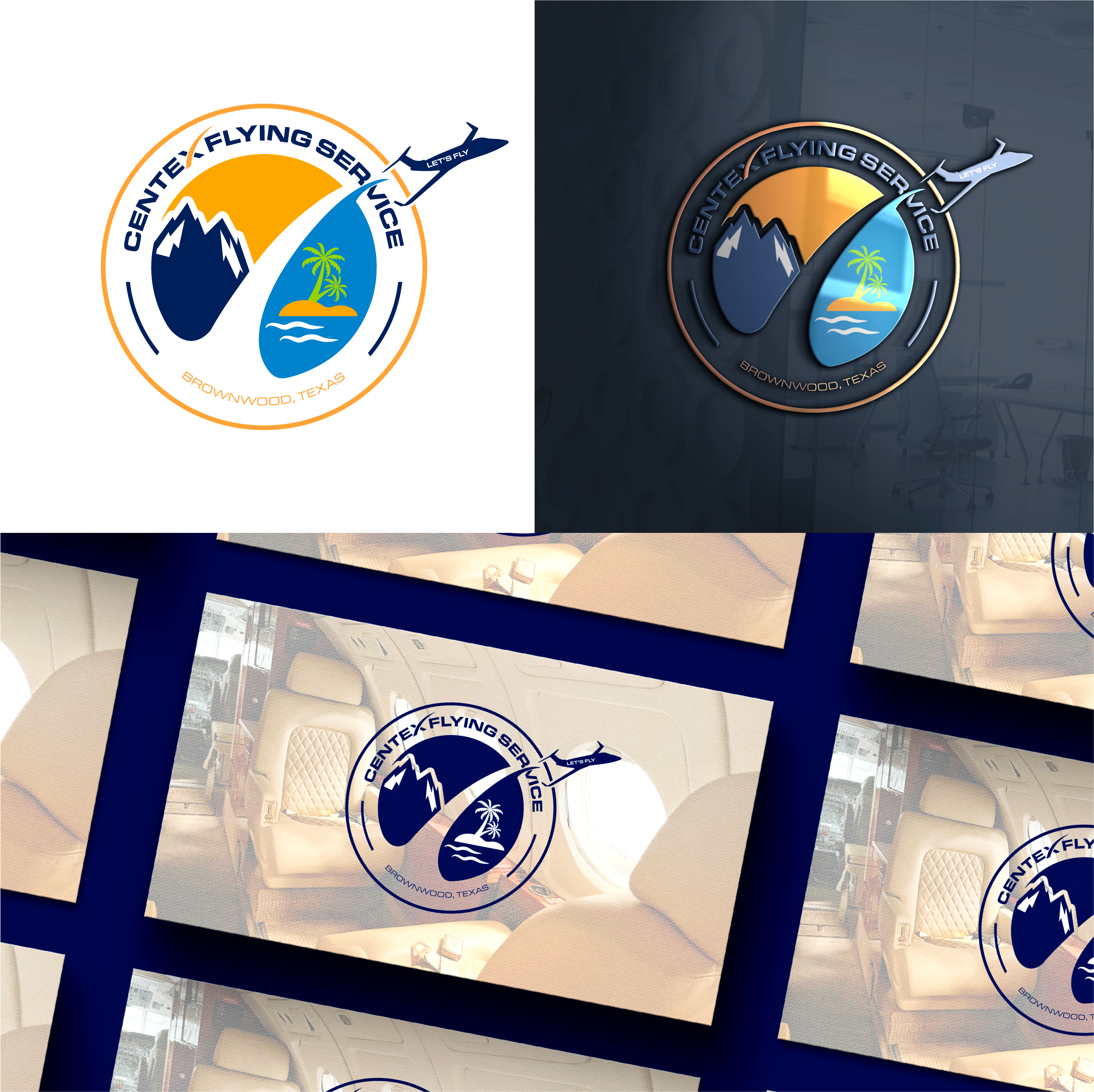 Diseño de Logo por The Lion Studios para CENTEX FLYING SERVICE | Diseño: #31550760