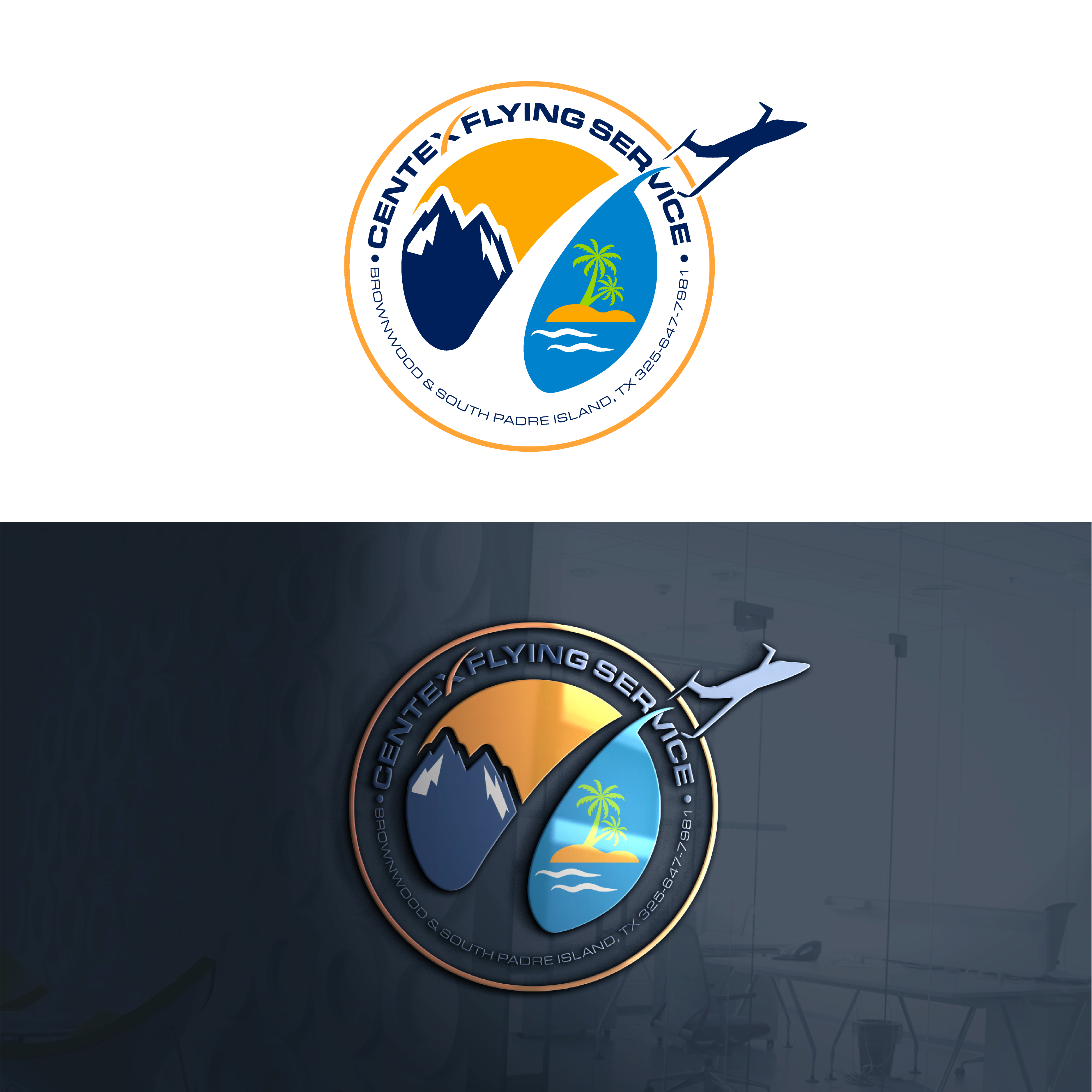 Logo Design by The Lion Studios for CENTEX FLYING SERVICE | Design #31566803