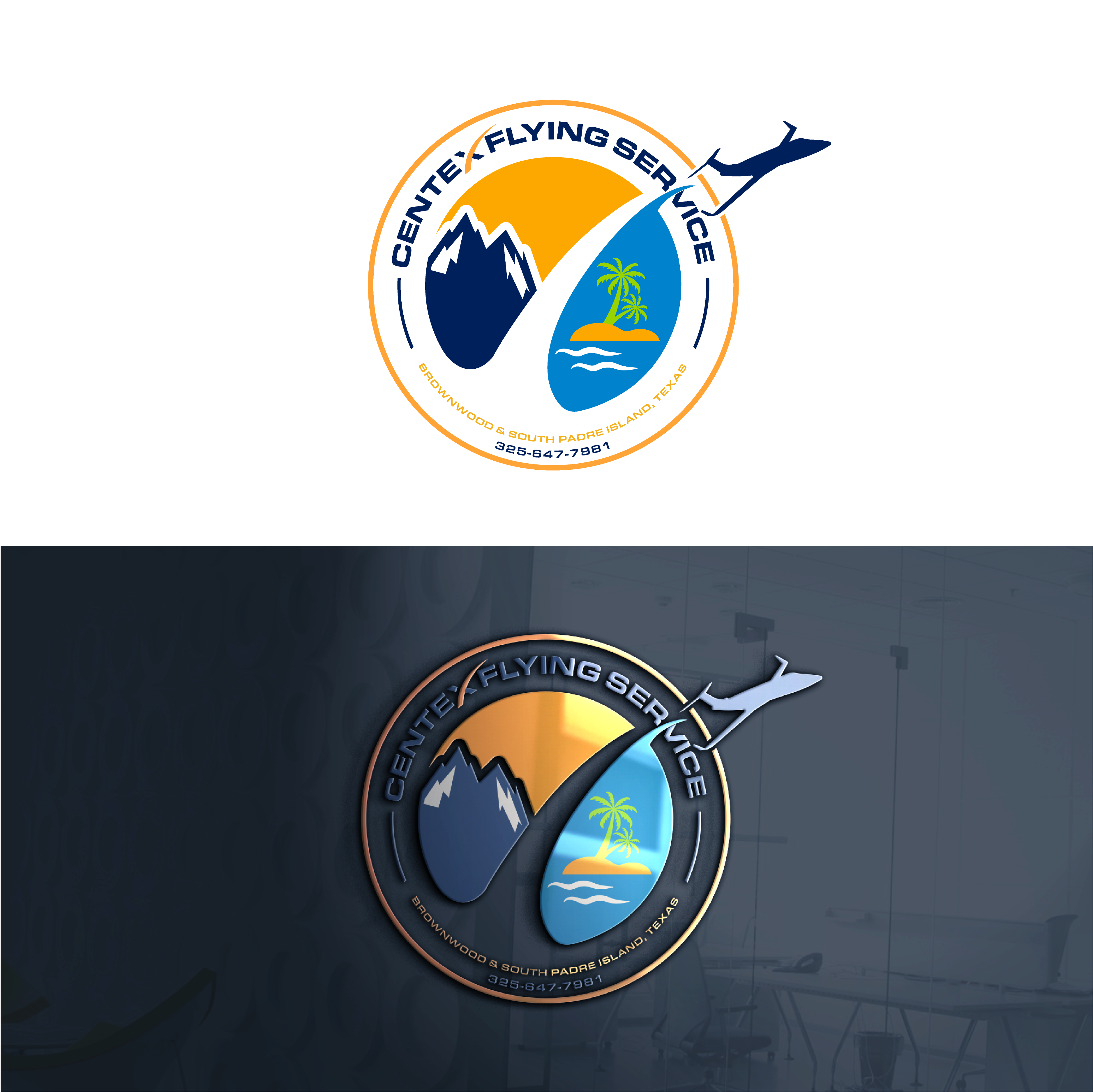 Logo Design by The Lion Studios for CENTEX FLYING SERVICE | Design #31567674