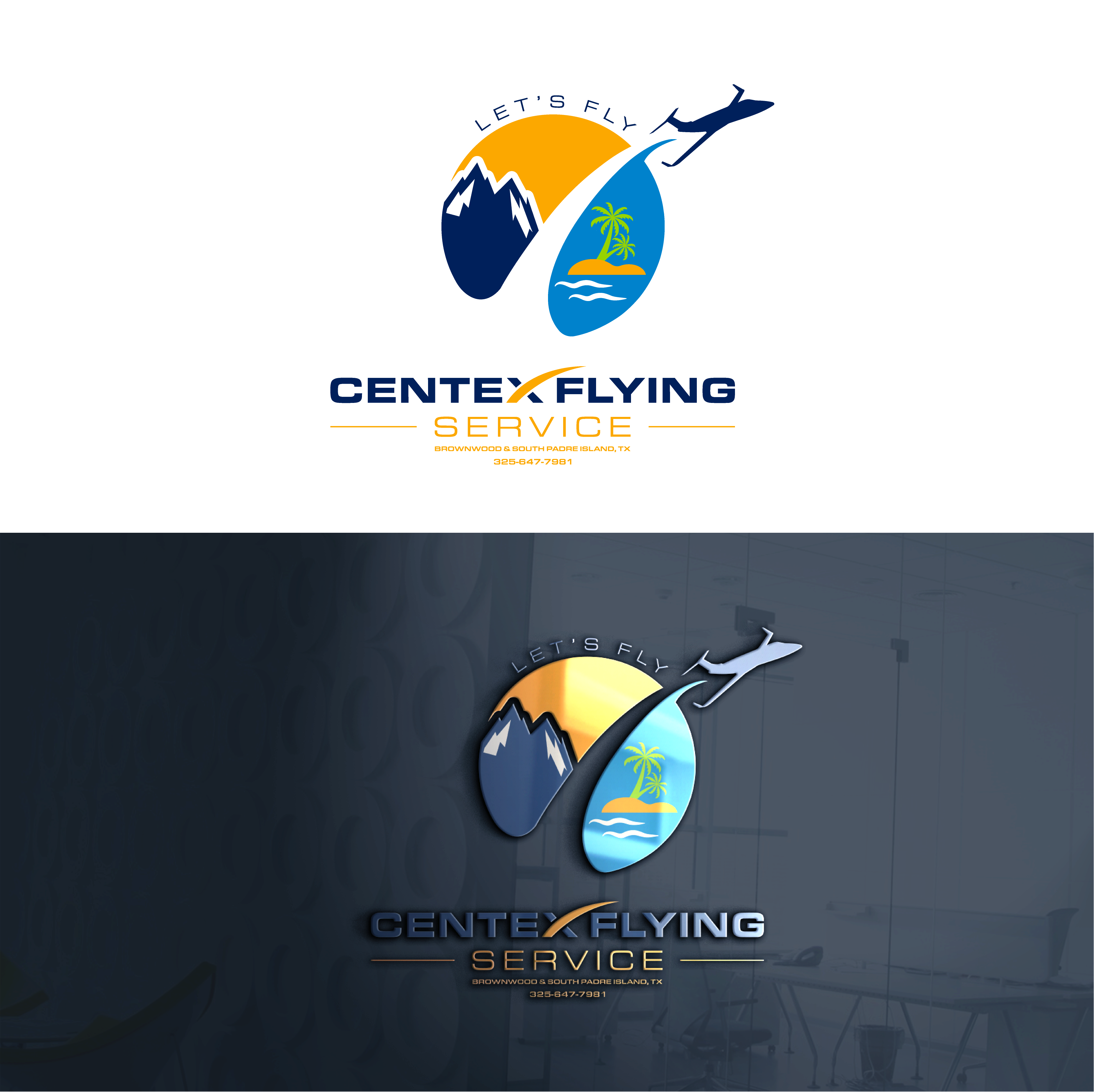 Logo Design by The Lion Studios for CENTEX FLYING SERVICE | Design #31568143