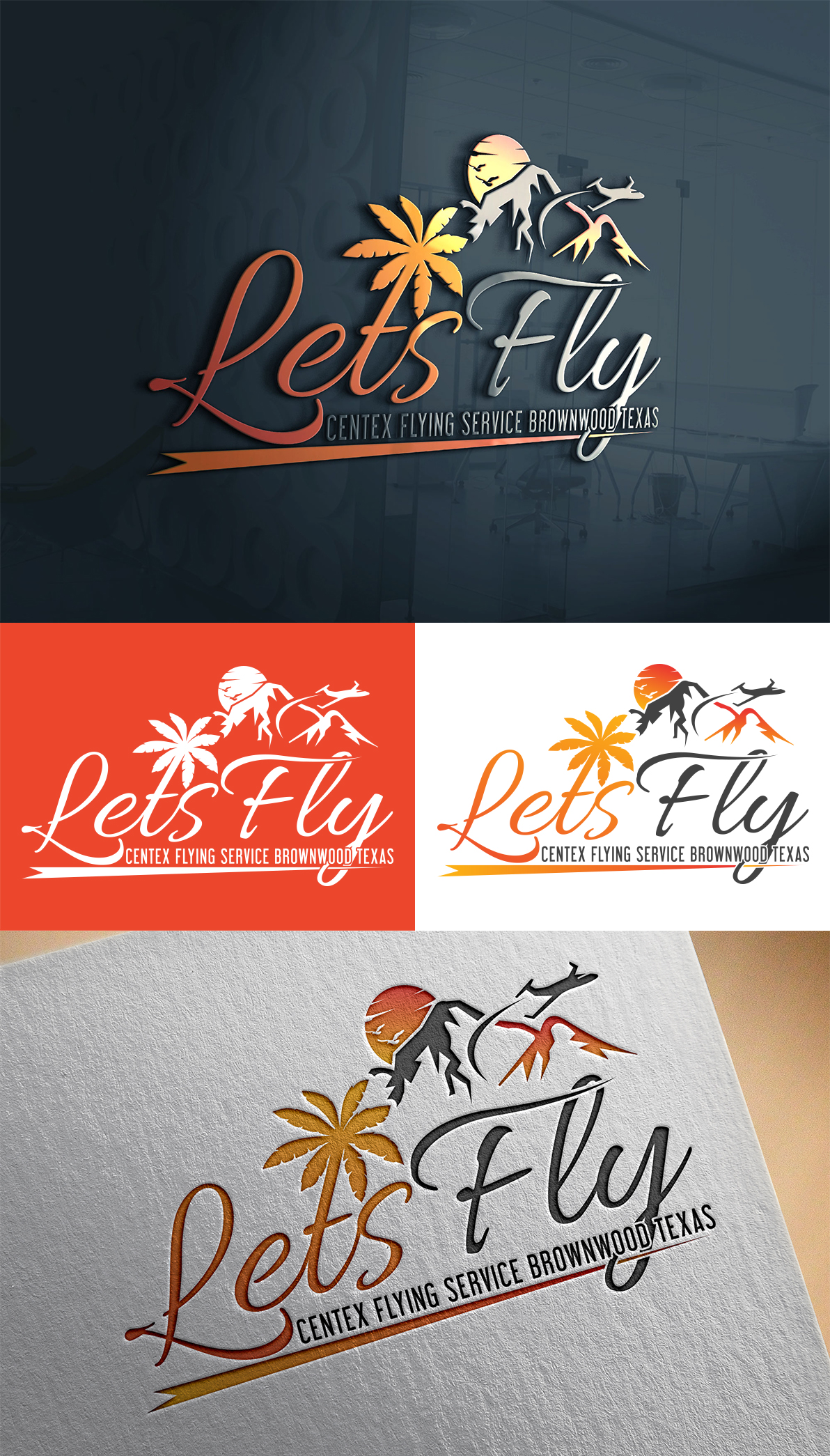 Logo Design by Imran_me for CENTEX FLYING SERVICE | Design #31551265
