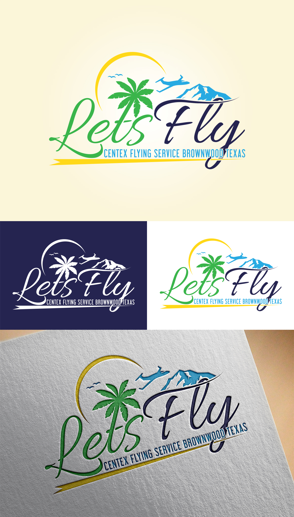 Logo Design by Imran_me for CENTEX FLYING SERVICE | Design #31552804