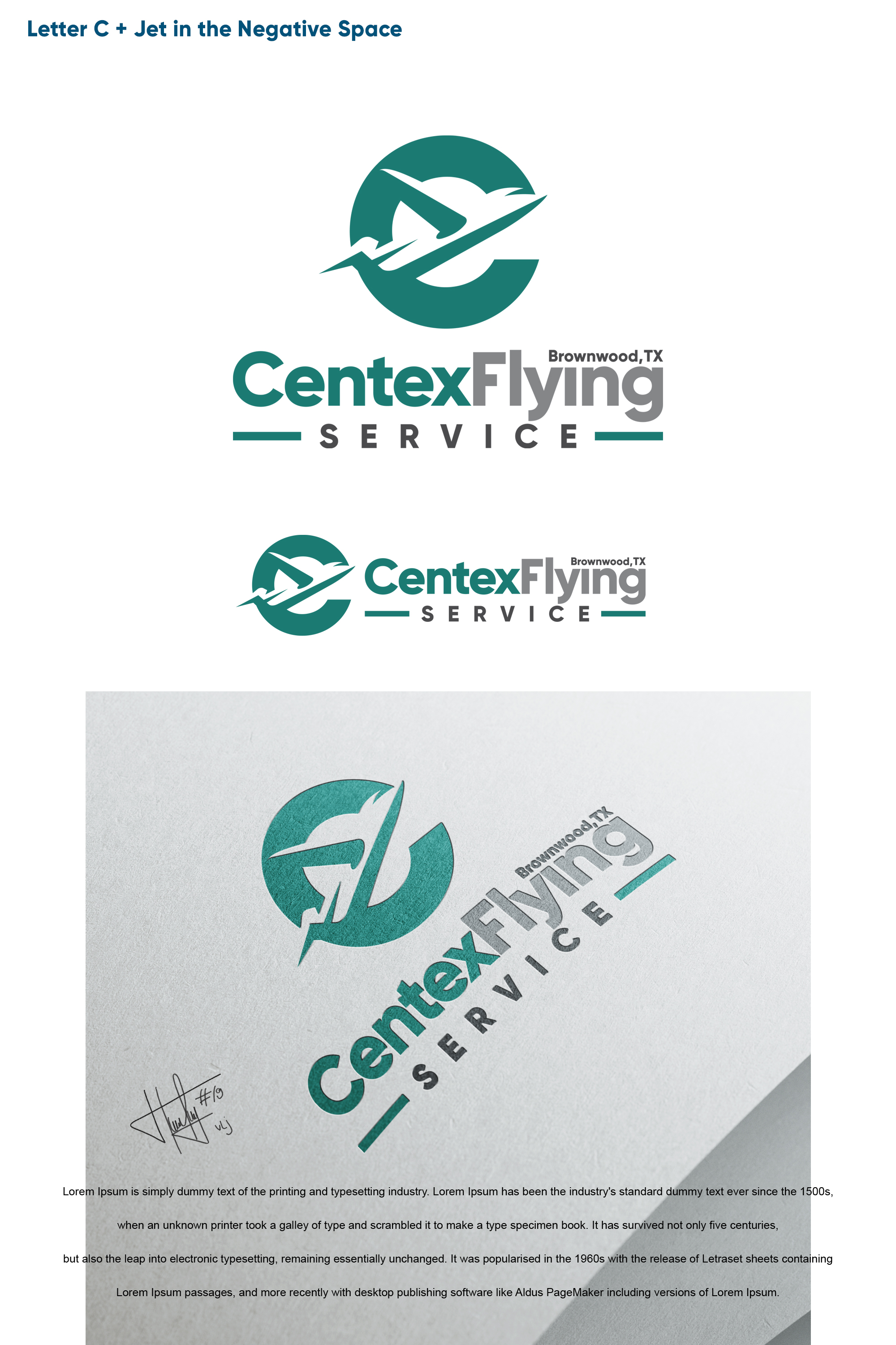 Design de Logo par BrochaVLJ pour CENTEX FLYING SERVICE | Design #31556413