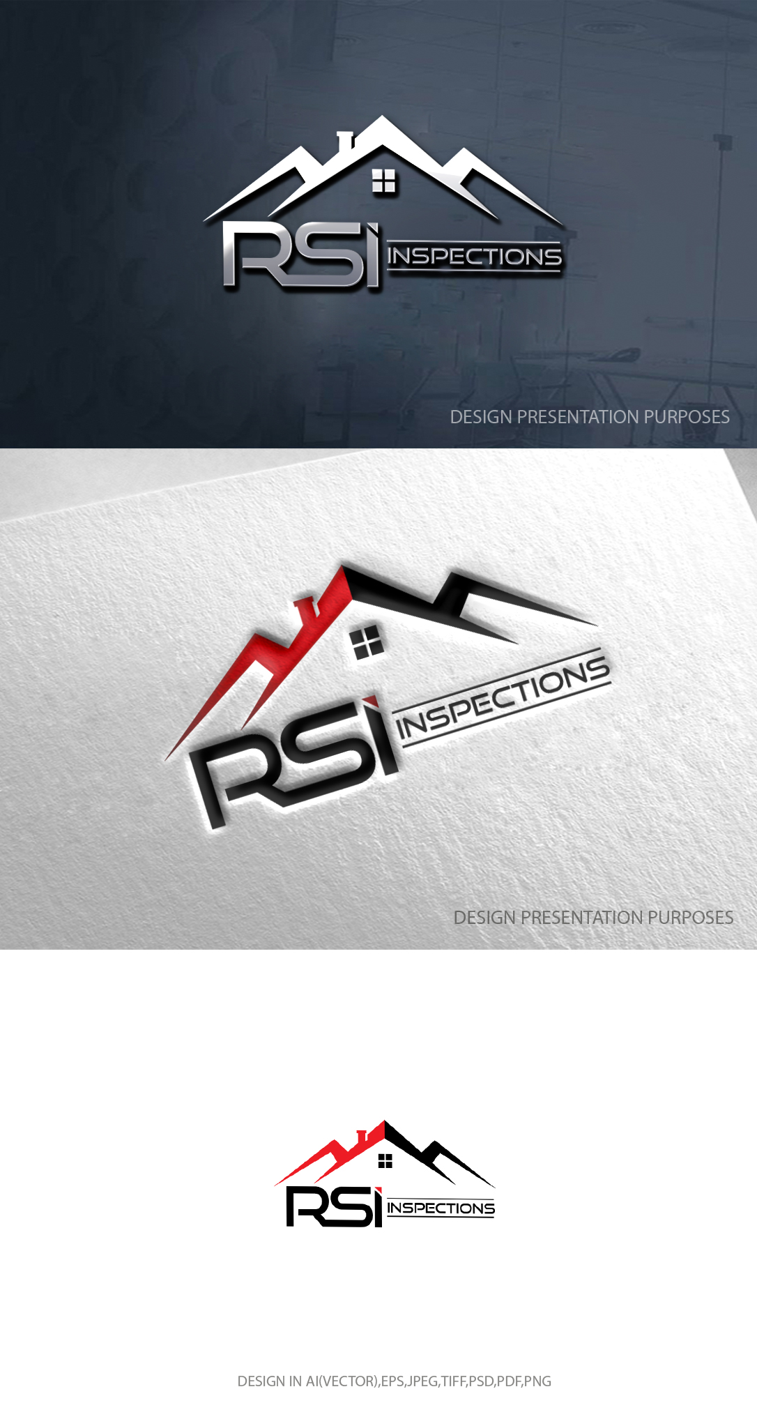 Logo Design by zebronicgraphic for RSI Property Inspections | Design #31513310