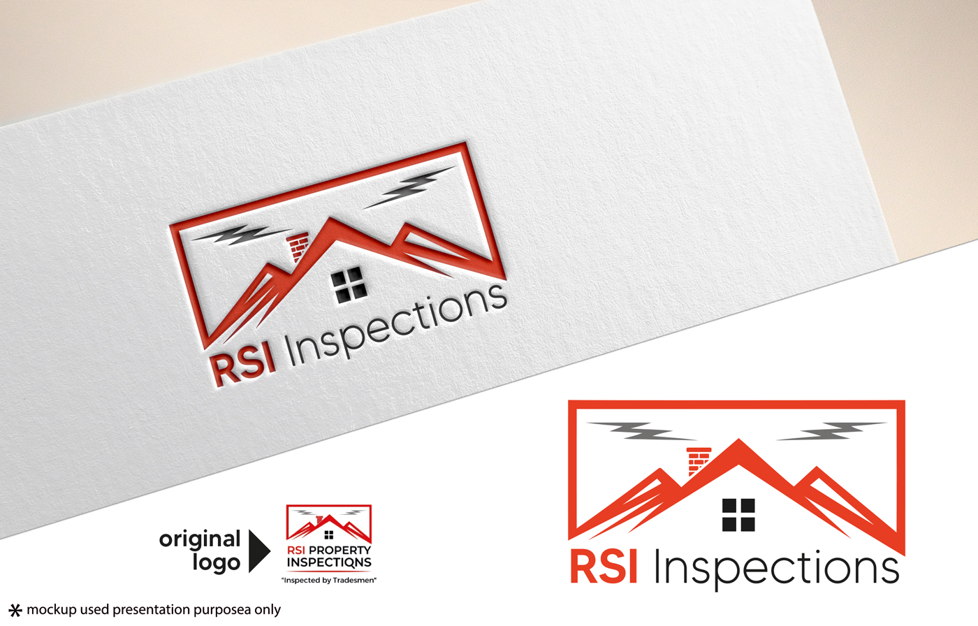 Logo Design by Rubia@ for RSI Property Inspections | Design #31514929